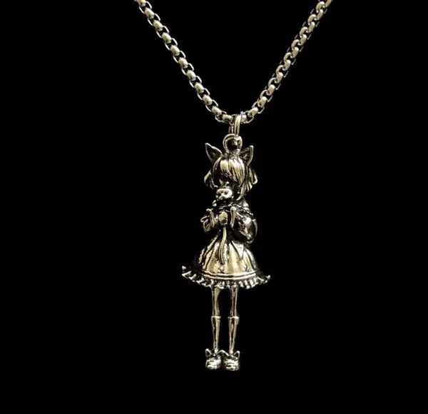 VIBE Gothic Key Pendant Necklace and Punk Necklace Gothic Chain Size ONE SIZE - 8 Thumbnail
