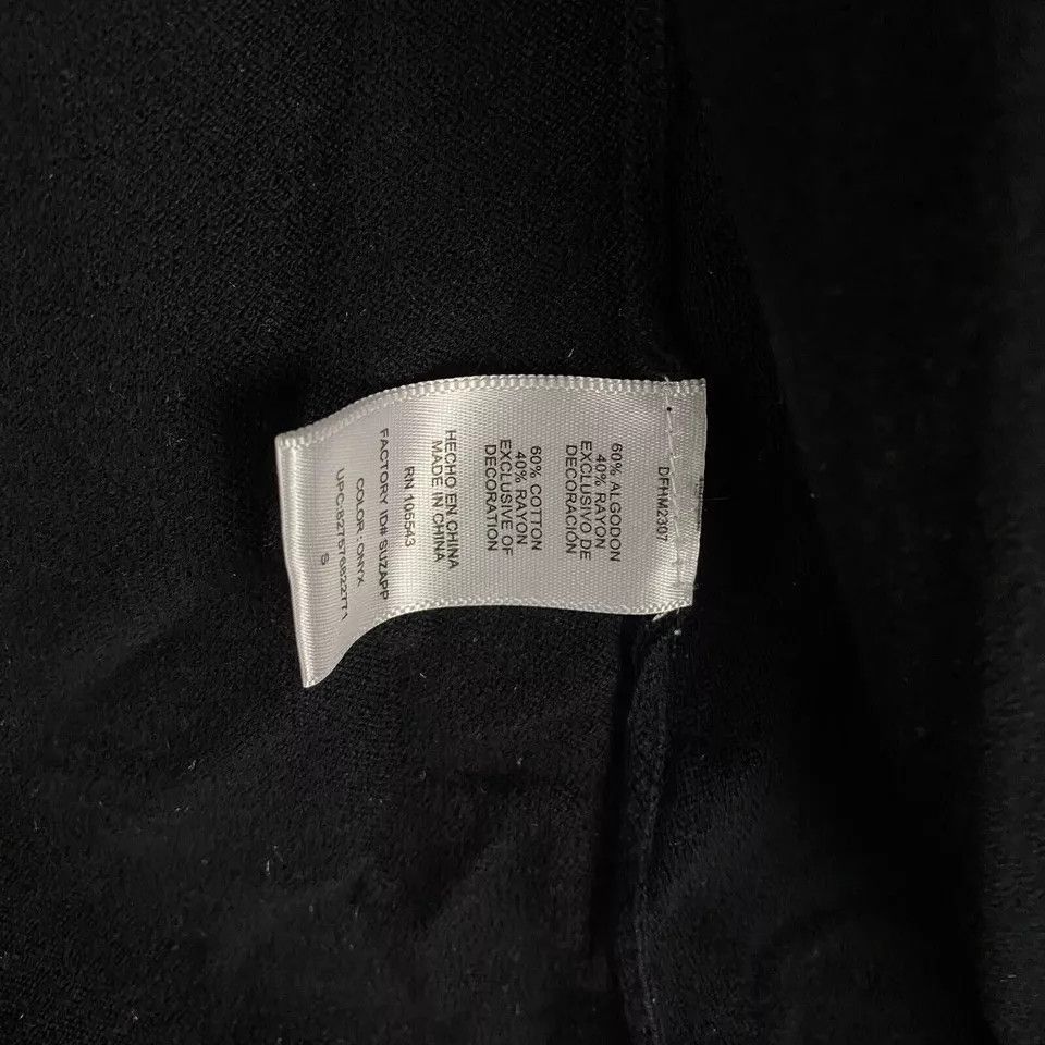 Other Daisy Fuentes Cardigan Small Women's Cotton Blend Black S Size S / US 4 / IT 40 - 4 Thumbnail