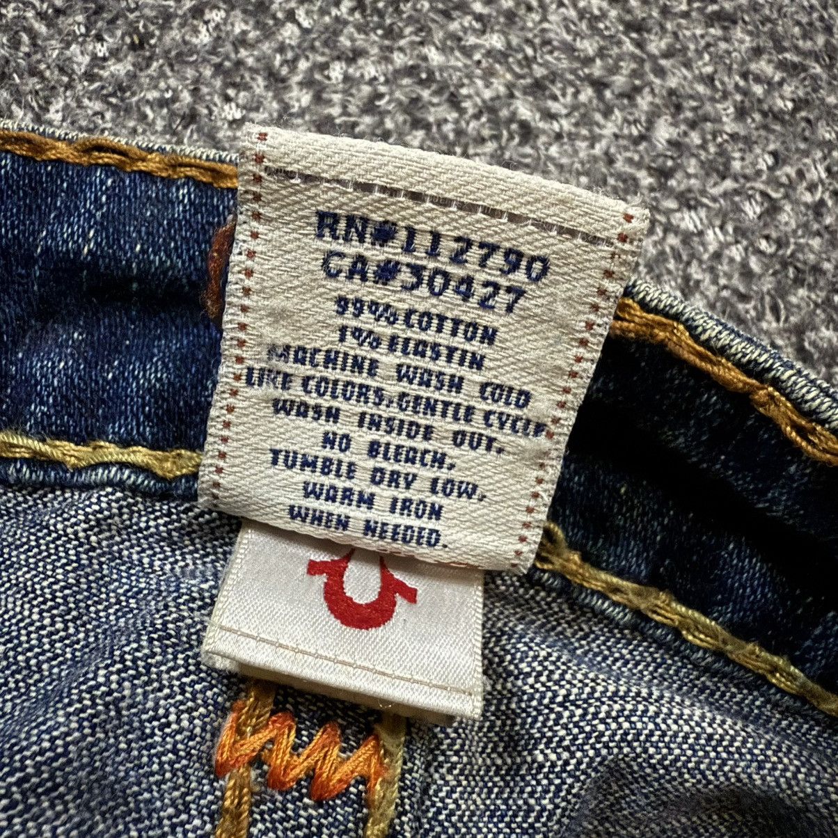 True Religion 🔥🇺🇸 Flared Sick True Religion Orange Archives y2k Denim Size US 29 - 18 Thumbnail