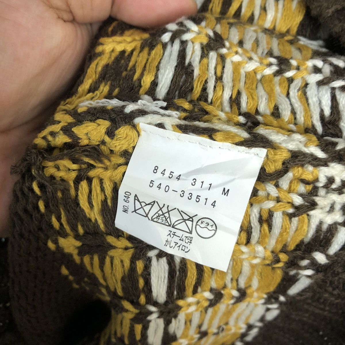 Japanese Brand 3 Can 4 on Brown Cardigan Knitwear #A863 Size US M / EU 48-50 / 2 - 11 Thumbnail