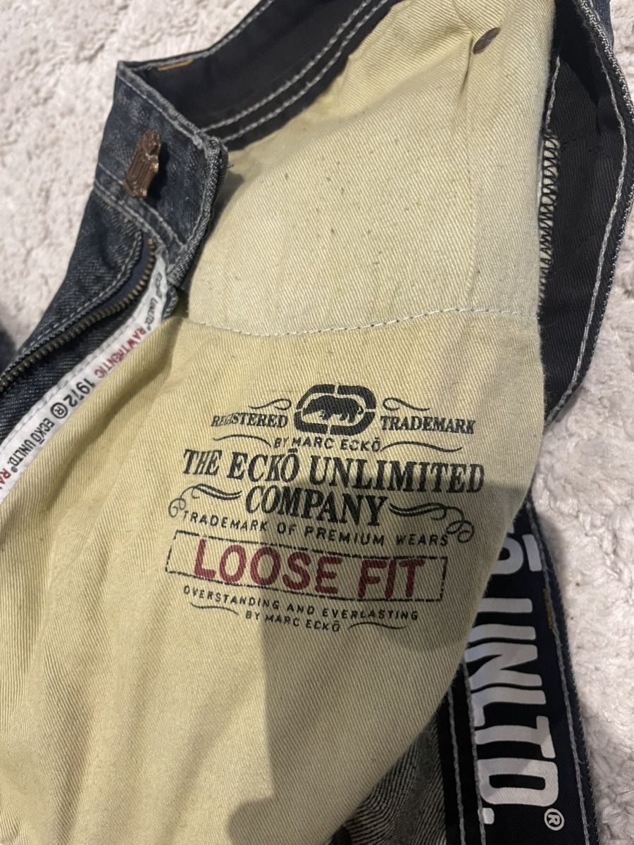 Ecko Unltd. Ecko Unltd Baggy Y2K Jeans – Rare Vintage Size 36 Size US 36 / EU 52 - 6 Thumbnail