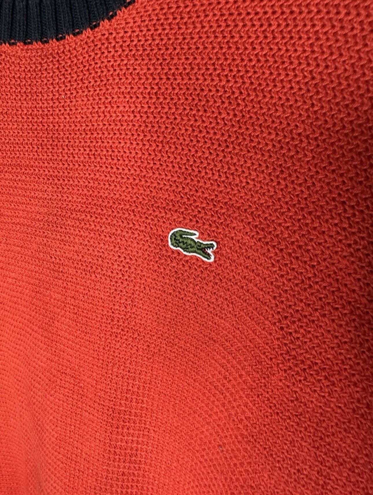 Lacoste Lacoste Cotton Knit Sweater Size 5 (L) Size US L / EU 52-54 / 3 - 3 Thumbnail