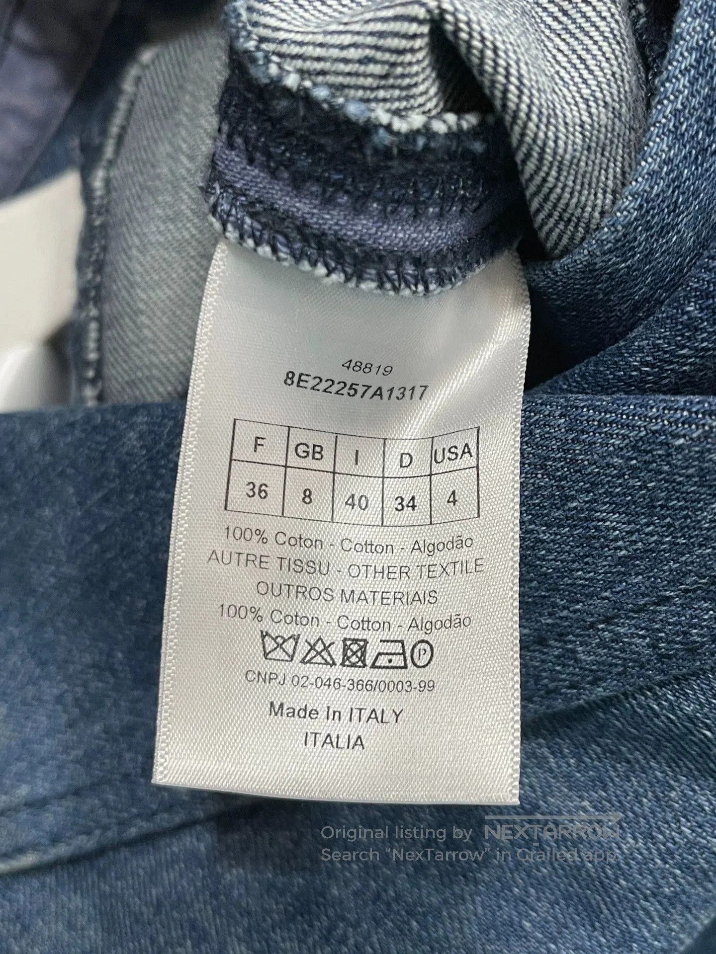 Dior Dior Double-Breasted Denim Jacket. Size US S / EU 44-46 / 1 - 8 Thumbnail