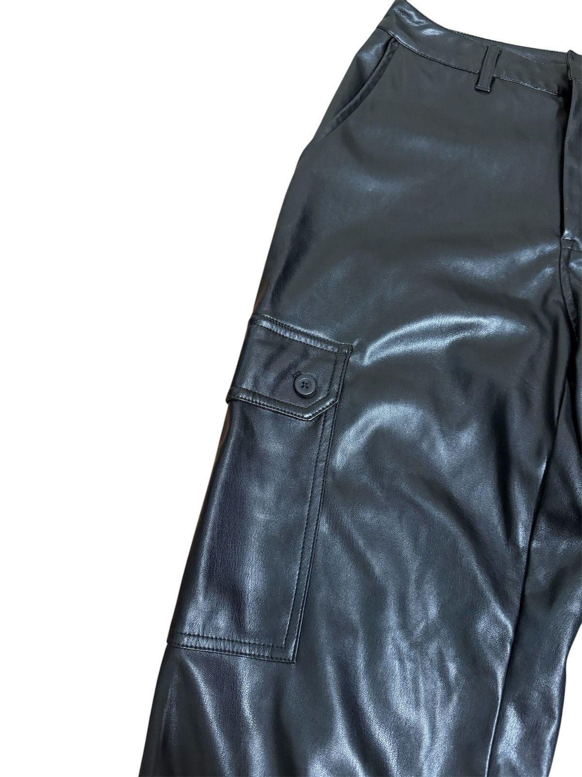 October's Very Own 🔥OVO Women’s Vegan Leather Cargo Pants/Octobers Very Own Size 27" / US 4 / IT 40 - 4 Thumbnail