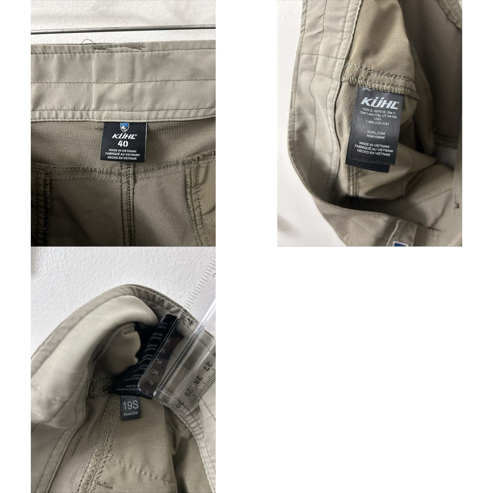 Vintage VINTAGE KUHL Silencr Kargo Shorts Mens Sz 40 Tan Khaki Ripstop Hiking Outdoor 10" 5230 Size US 40 / EU 56 - 9 Thumbnail