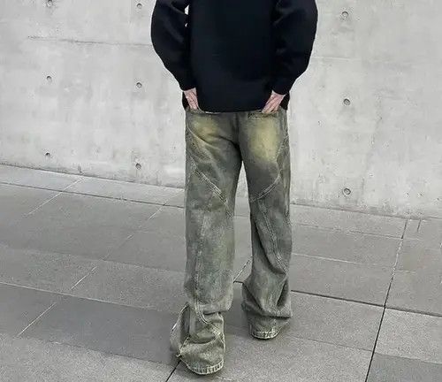 Japanese Brand Hayakawa x Aoba Vintage Flared Wide Leg Jeans Size US 32 / EU 48 - 4 Thumbnail