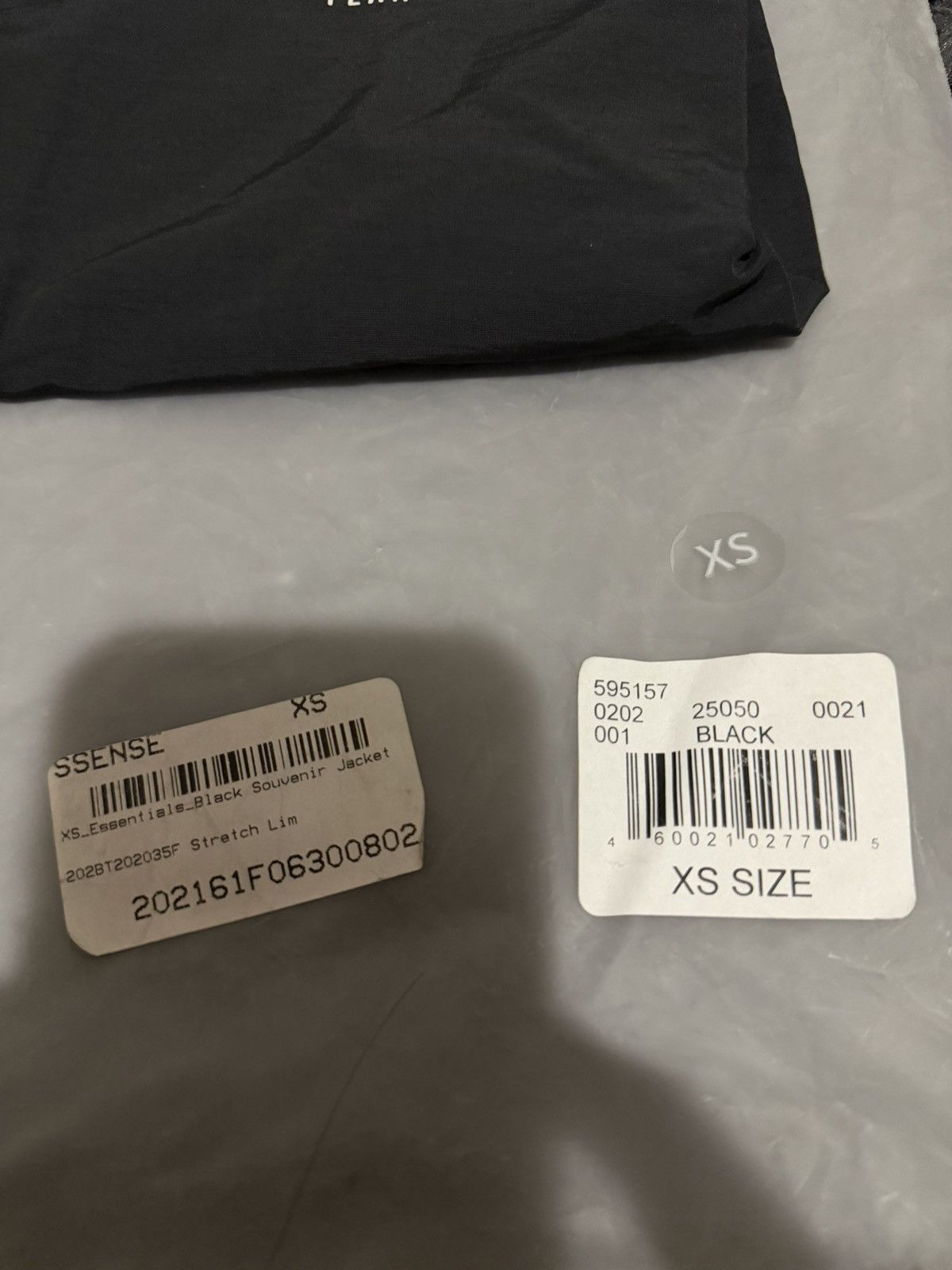 Fear of God FEAR OF GOD ESSENTIALS SOUVENIR Black windbreaker oversized Size US XS / EU 42 / 0 - 10 Thumbnail