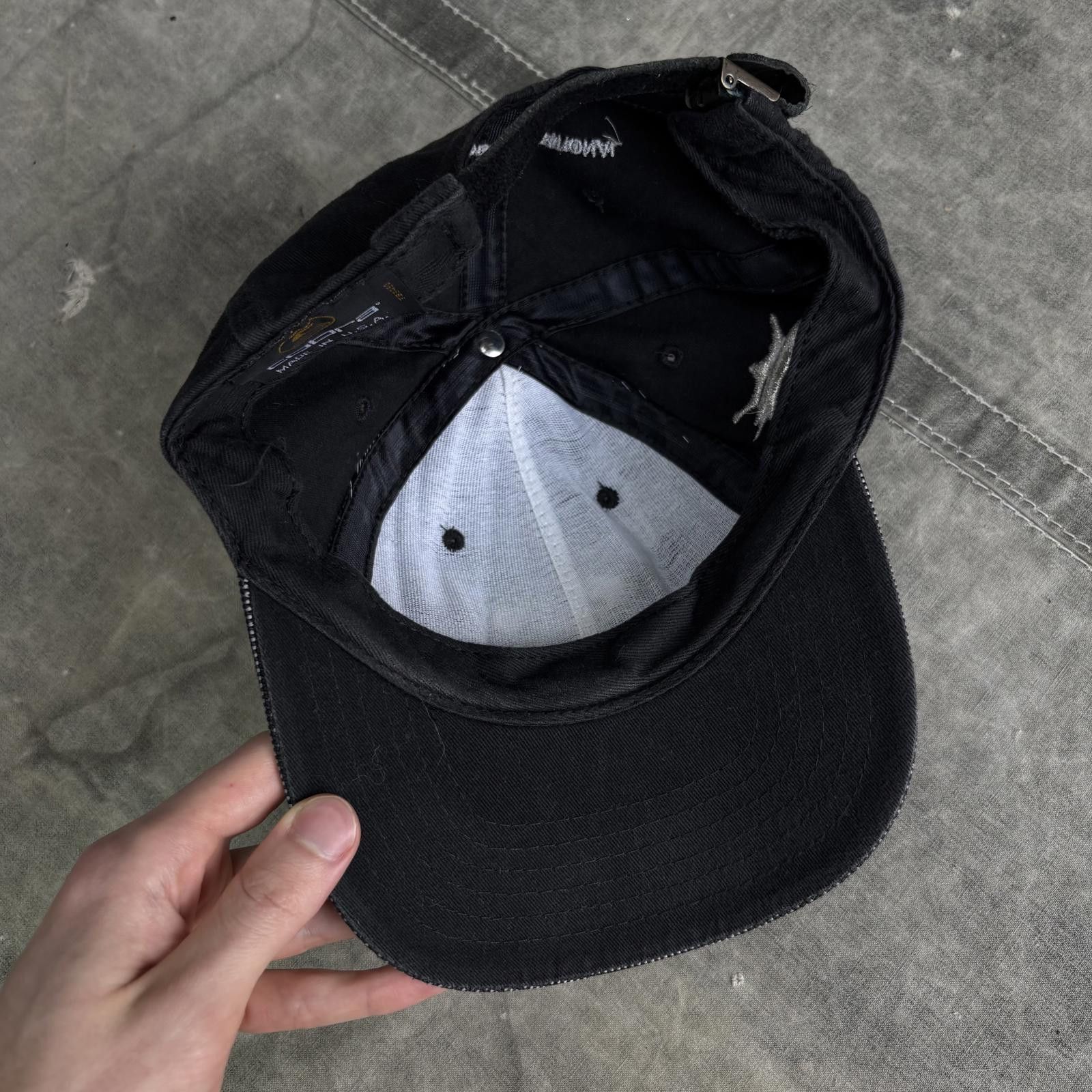 Cobra Vintage 90s Cobra Golf Embroidered Black Adjustable Hat Size ONE SIZE - 5 Thumbnail