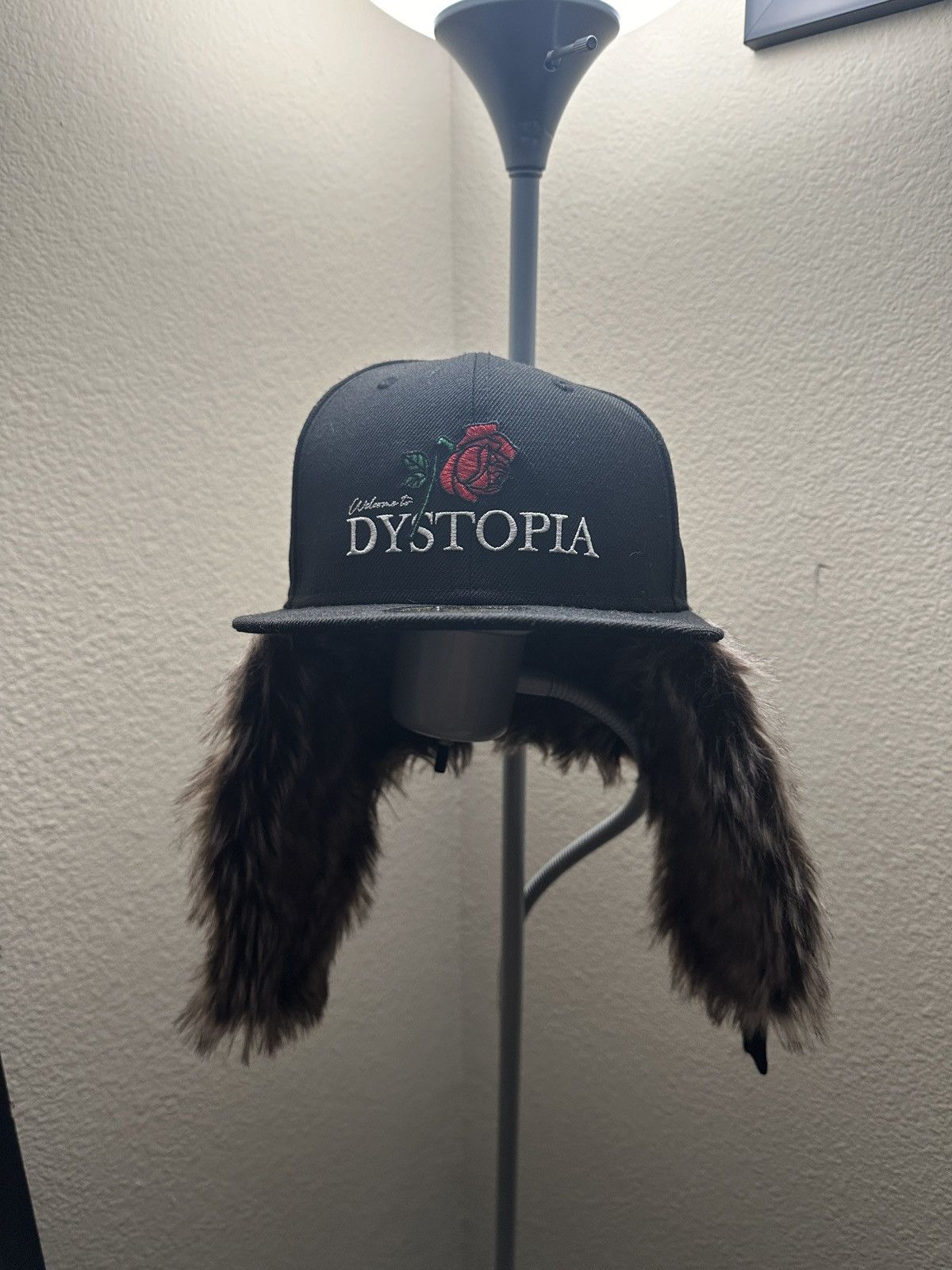 image of Undercover Dystopia Fur Fitted in Black, Men's