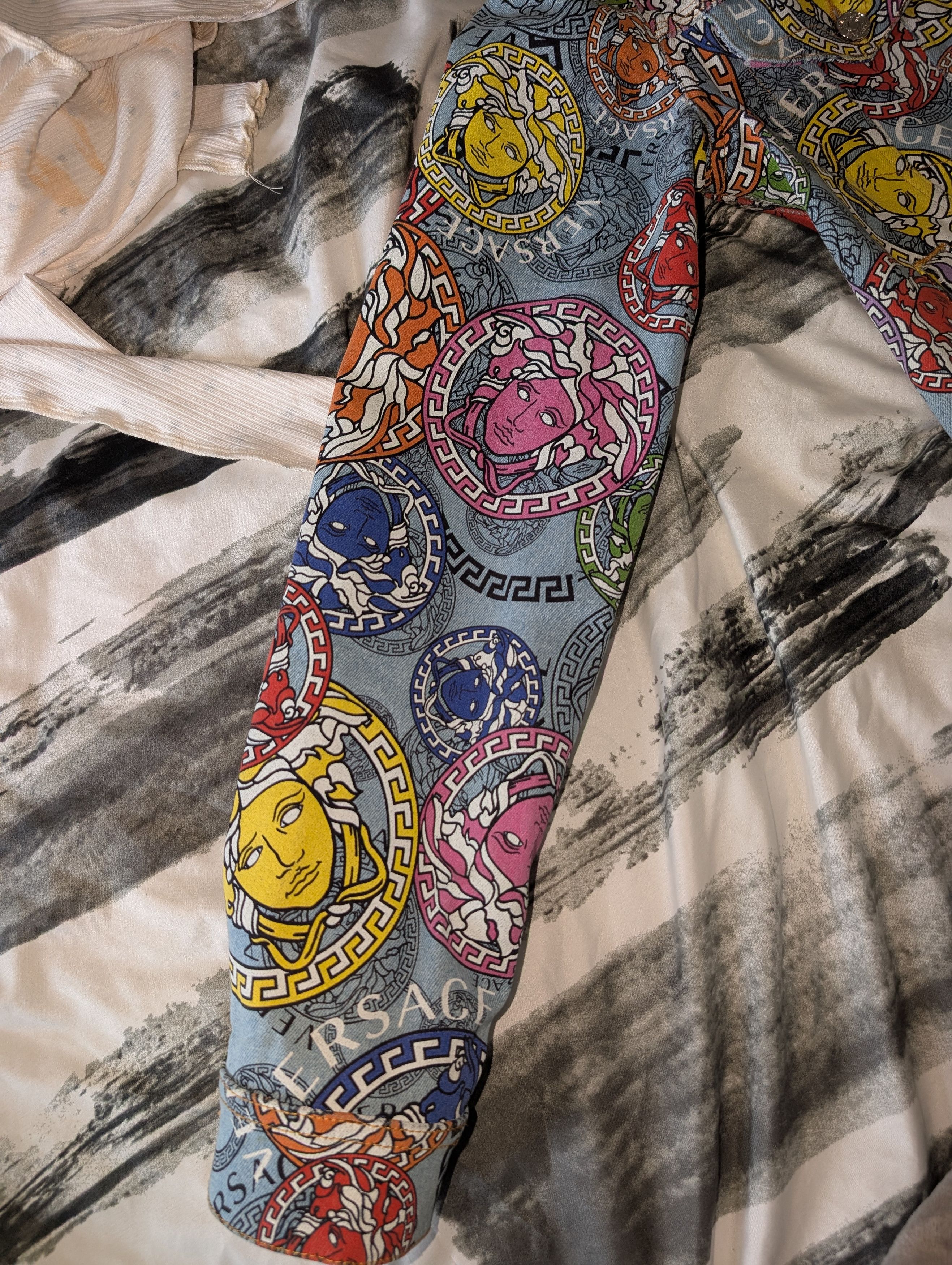 Versace RARE Versace SS21 Medusa Amplified Denim Suit Size US M / EU 48-50 / 2 - 9 Thumbnail