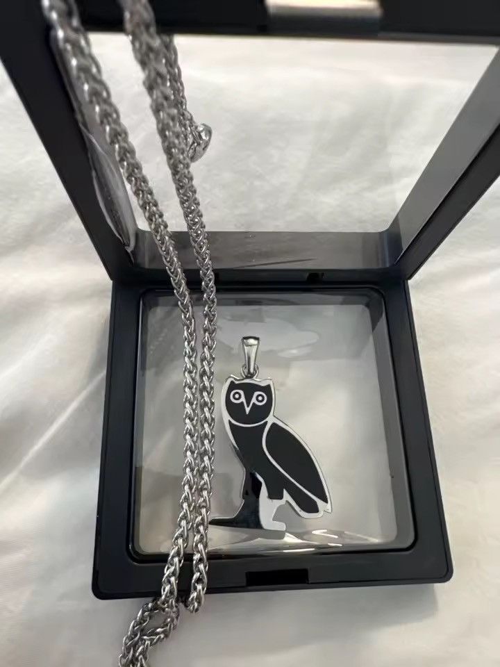 Jewelry Streetwear Hip Hop Chain Owl Necklace Size ONE SIZE - 6 Thumbnail