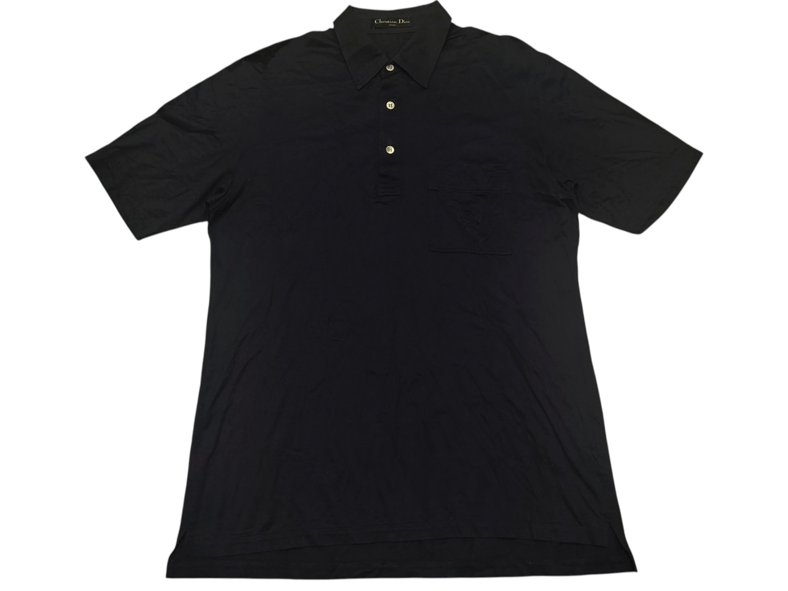 Dior Polo tee Embroidered Logo Single Pocket Size US M / EU 48-50 / 2 - 1 Thumbnail