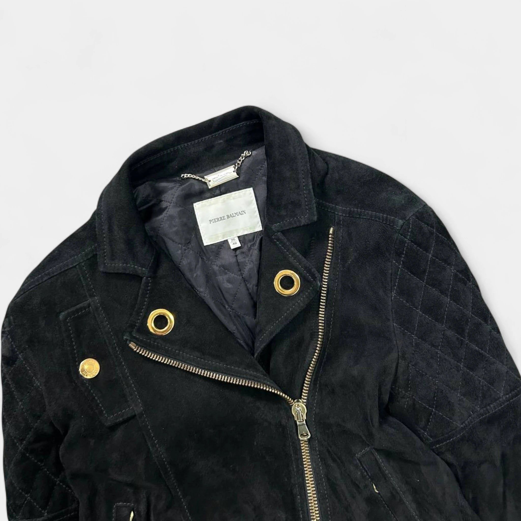 Balmain Pierre Balmain Suede Fringe Cowboy Biker Jacket Size US XS / EU 42 / 0 - 3 Thumbnail
