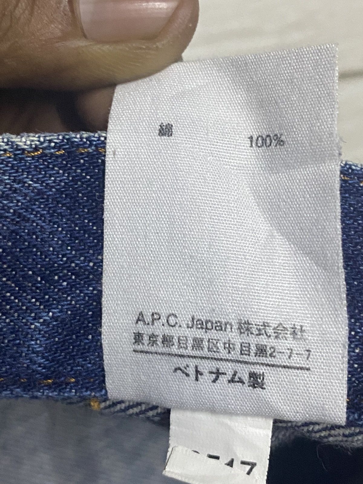 A.P.C. Vintage Apc Petit New Standard Blue Distressed Skinny Jeans Size US 30 / EU 46 - 17 Thumbnail
