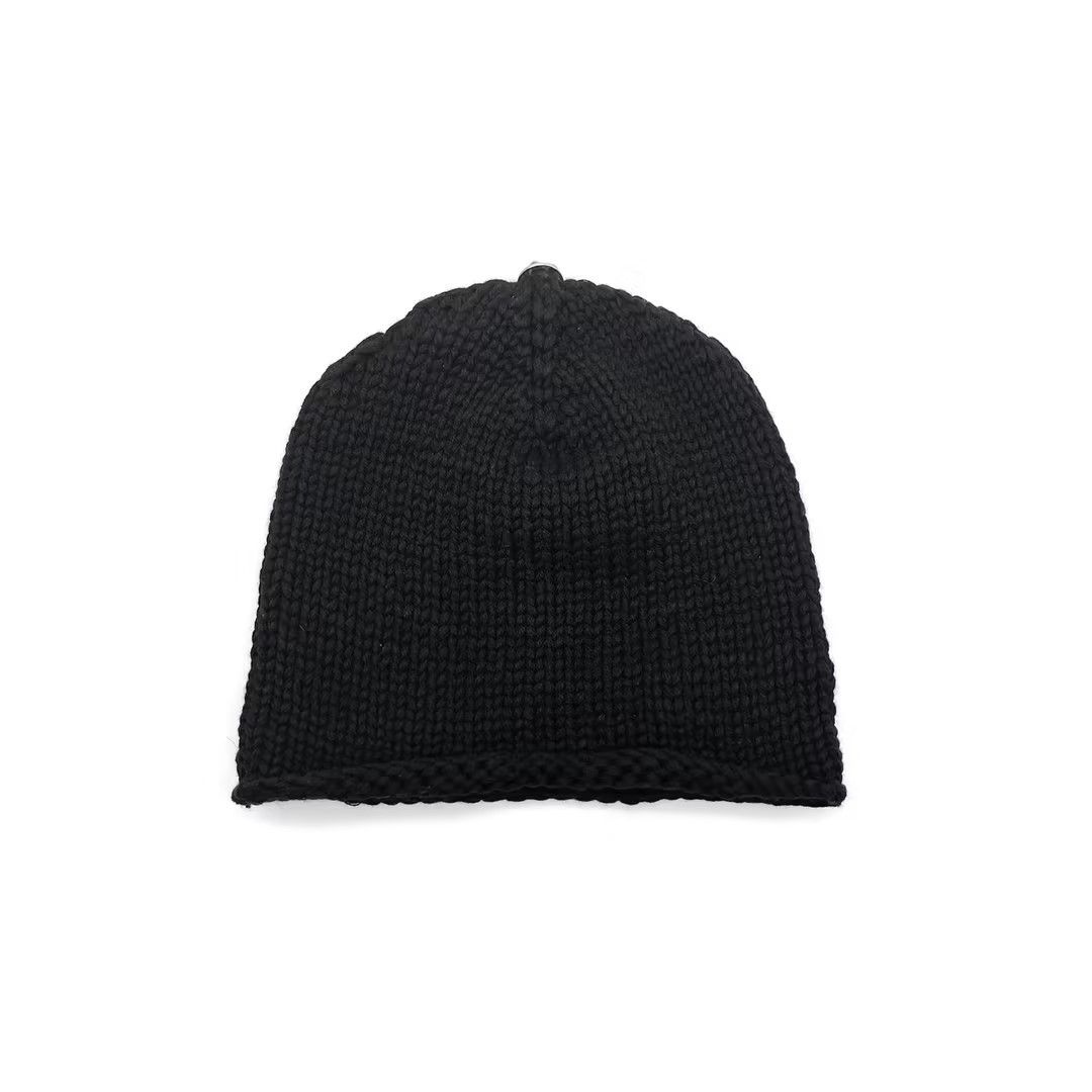 Chrome Hearts Chrome Hearts Black Cashmere Fleur Patch Beanie Size ONE SIZE - 2 Thumbnail