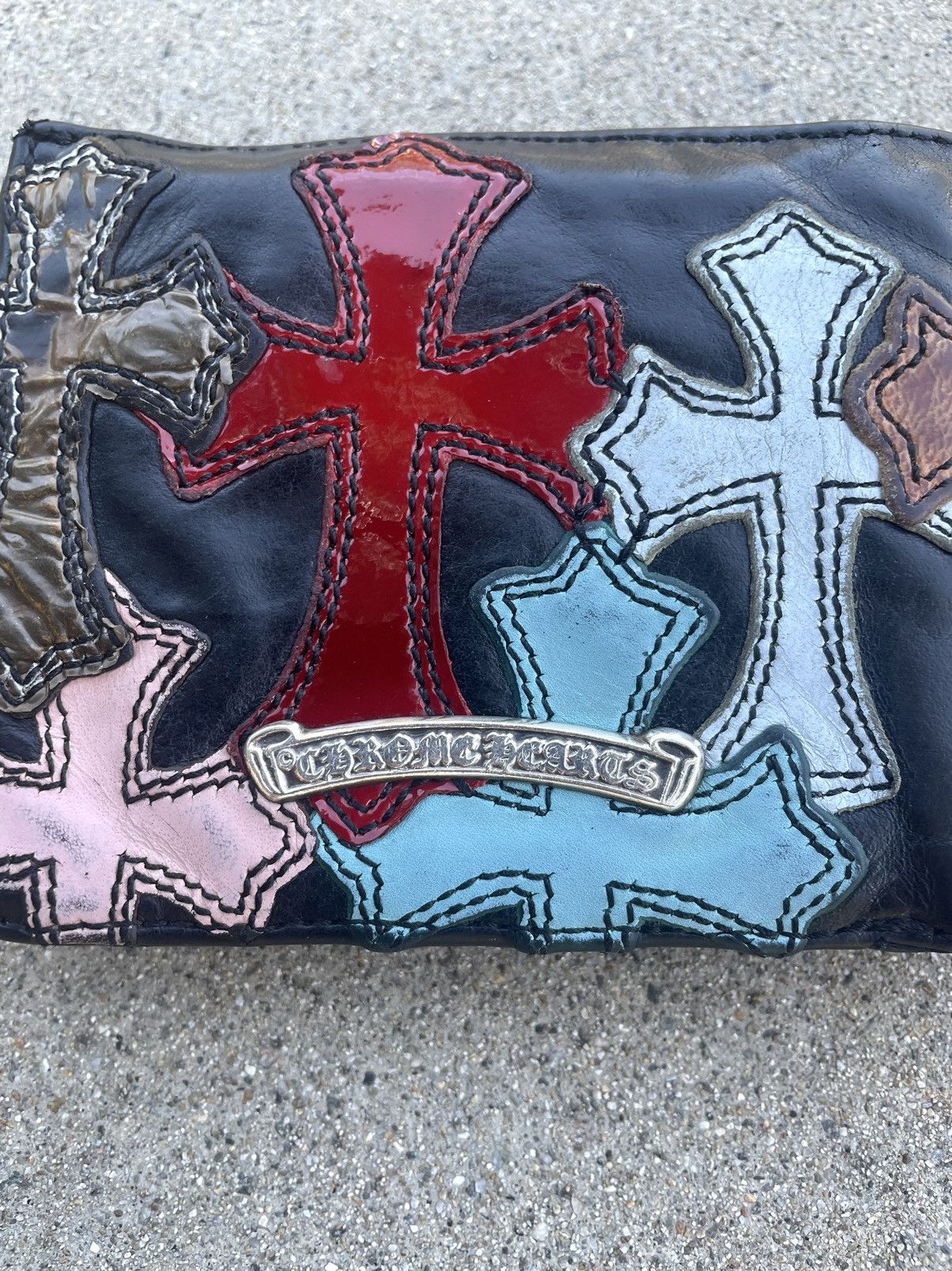 Chrome Hearts Chrome Hearts Mulitcolor CrossPatch Bifold Wallet Size ONE SIZE - 4 Thumbnail