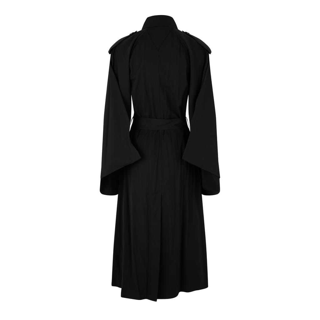 Bottega Veneta Bottega Veneta Relaxed Fit Trench Coat in Black Size XS / US 0-2 / IT 36-38 - 3 Thumbnail