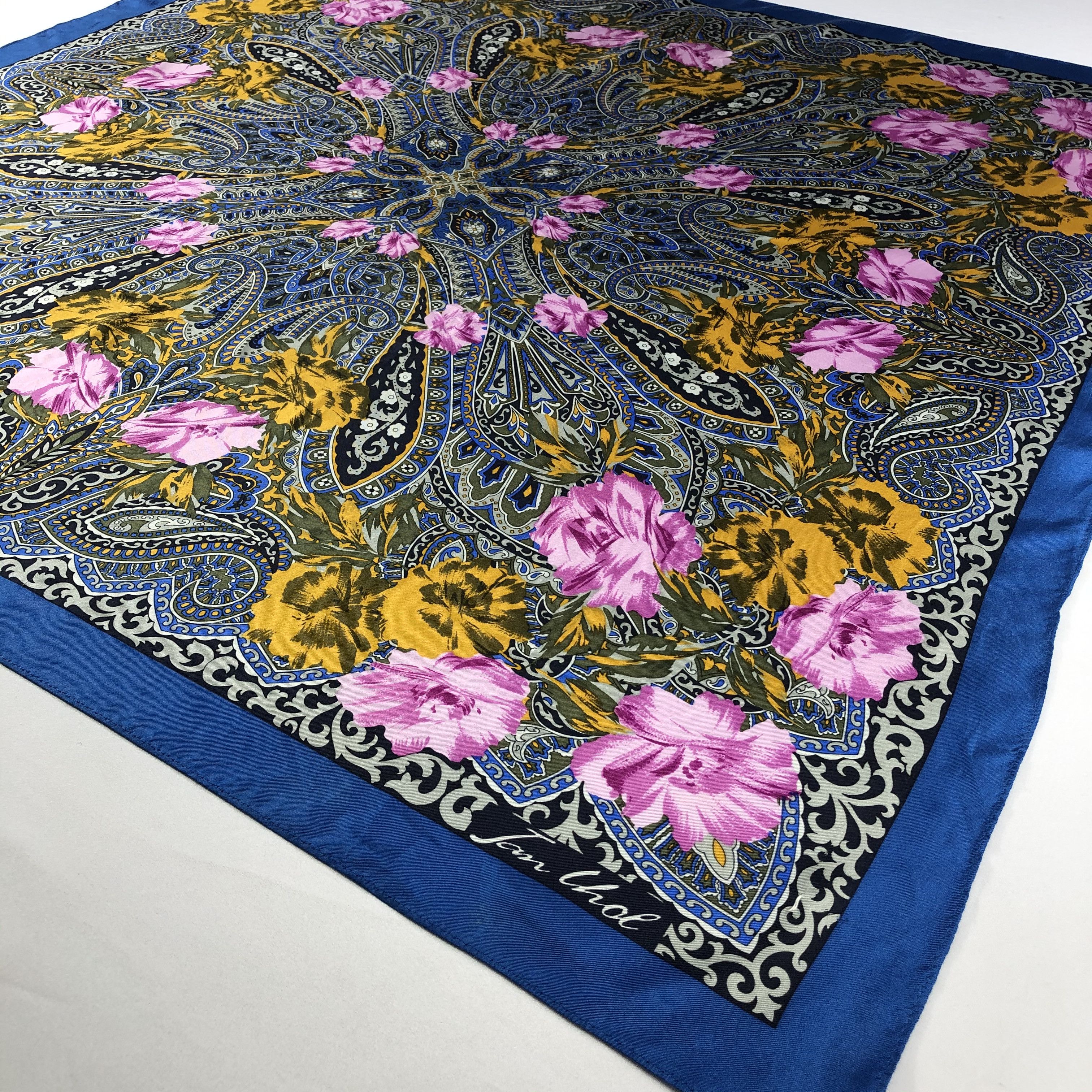 Vintage Vintage Silk Scarf Size ONE SIZE - 3 Thumbnail
