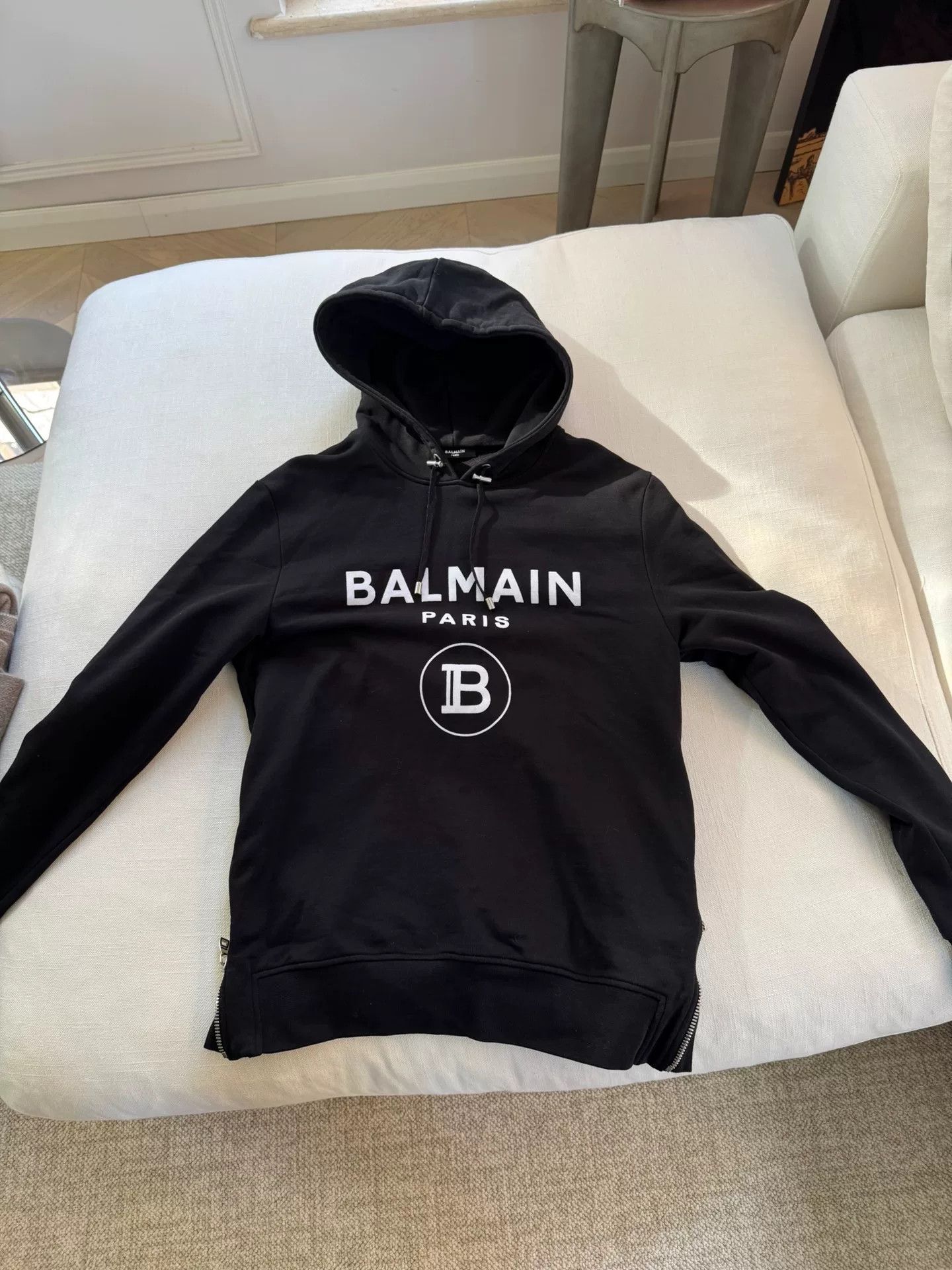 Balmain BALMAIN Black Hoodie Size US L / EU 52-54 / 3 - 1 Thumbnail