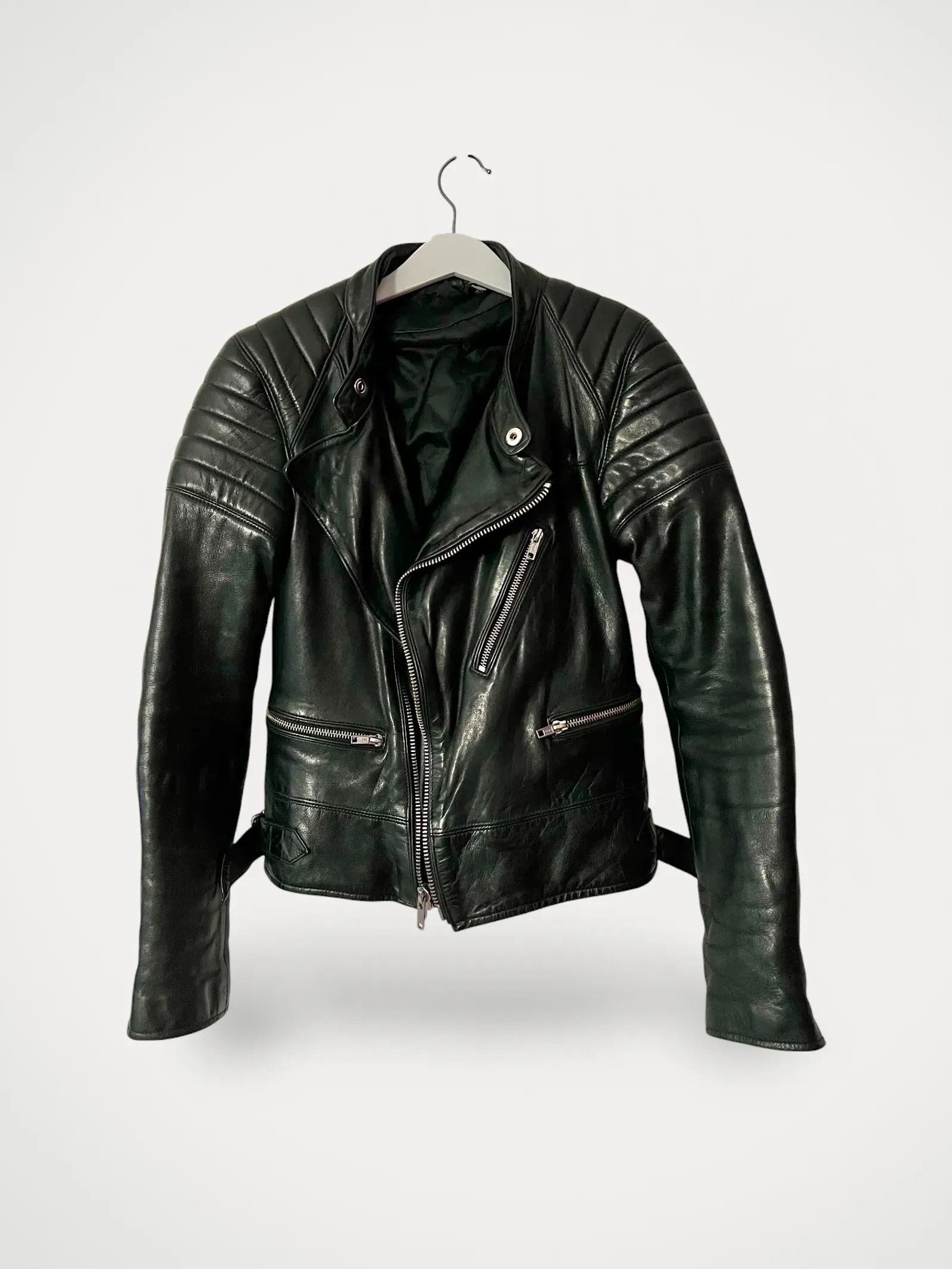 Blk Dnm Blk Dnm Leather Jacket Size XS / US 0-2 / IT 36-38 - 1 Thumbnail