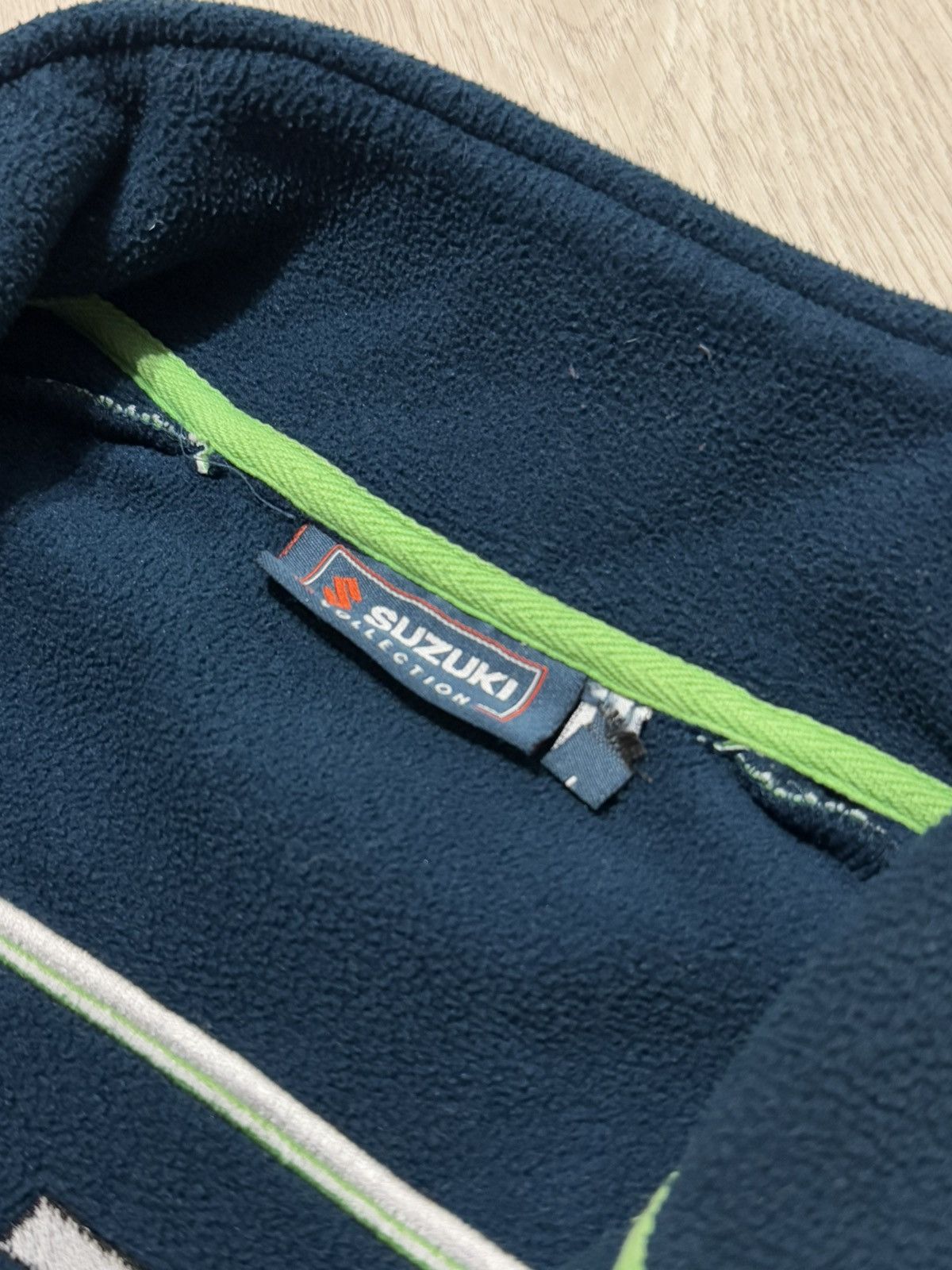 Vintage 🔷Vintage Suzuki Racing Fleece Jacket 90s🔷 Size US L / EU 52-54 / 3 - 5 Thumbnail