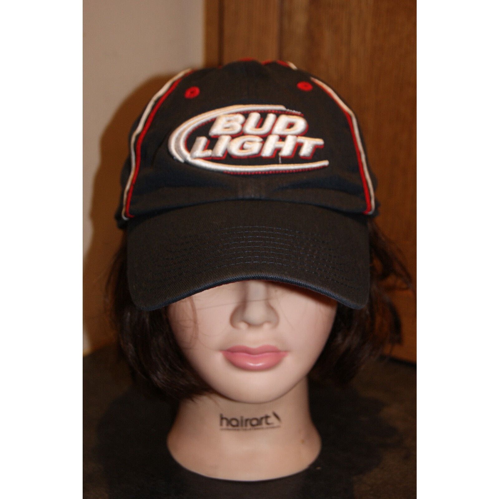 Top Of The World VTG Y2K Bud Light One-Fit OSFA Fitted Hat Cap Black Stripe Size ONE SIZE - 2 Thumbnail