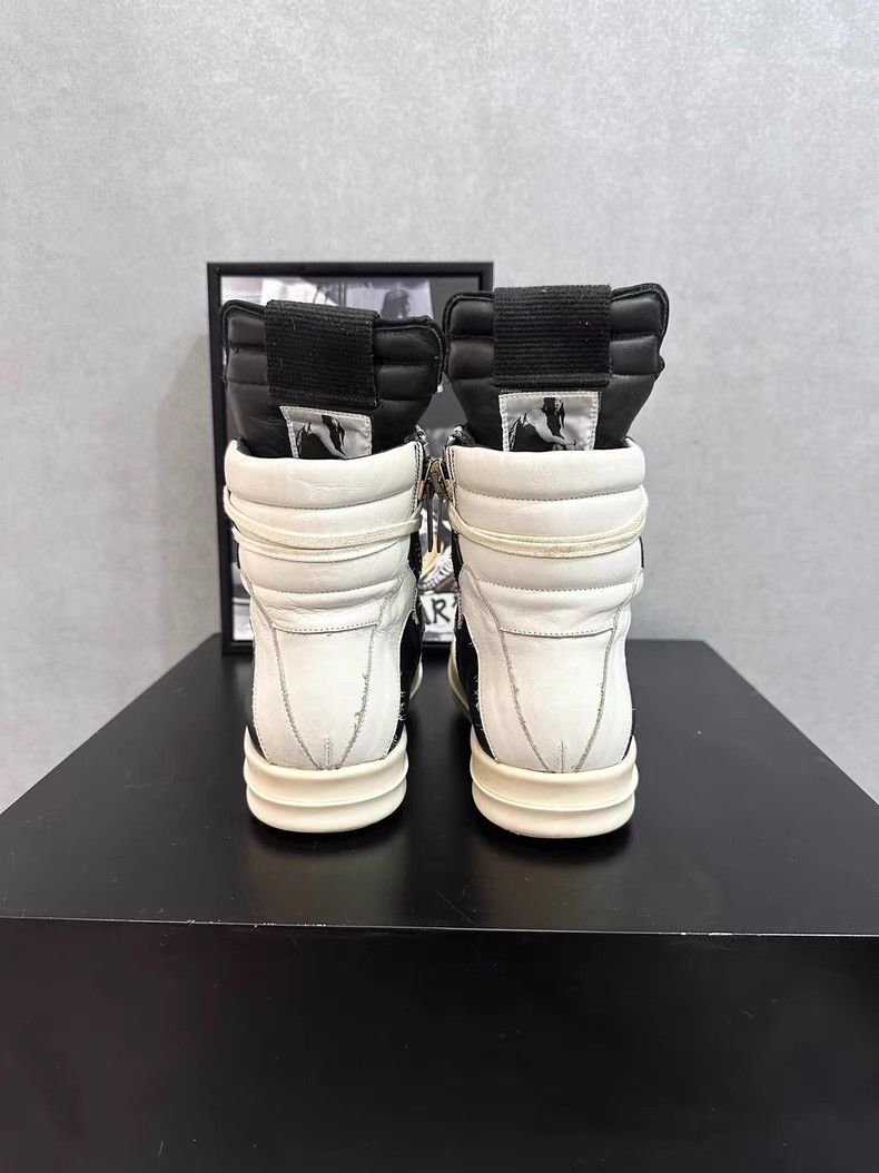 Rick Owens Rick Owens Geobasket Black and White Sneakers-yf Size US 6 / IT 36 - 5 Thumbnail