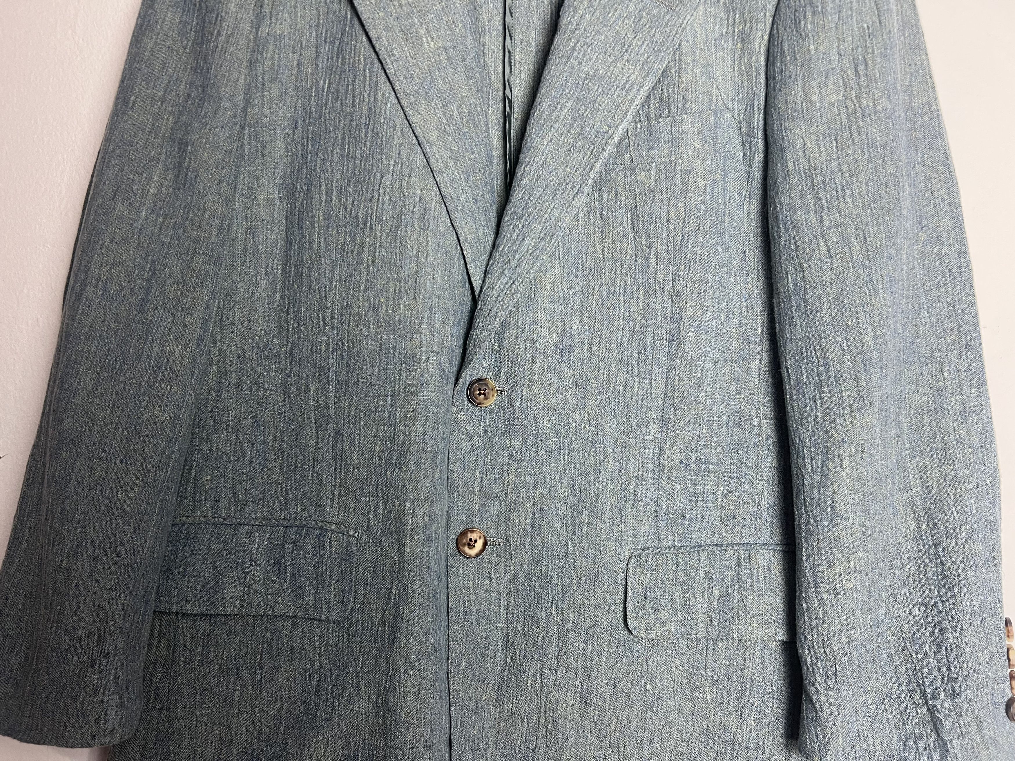 DAKS Daks Men Two Button Single Breasted Blazer Size 38R - 4 Thumbnail