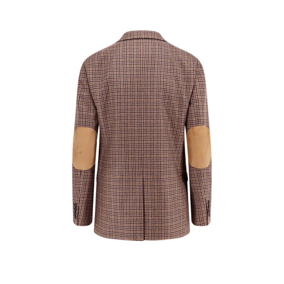 Celine CELINE Brown Cashmere Blazer Jacket New & Authentic (Women's Size XS / US 0-2 / IT 36-38 - 2 Thumbnail