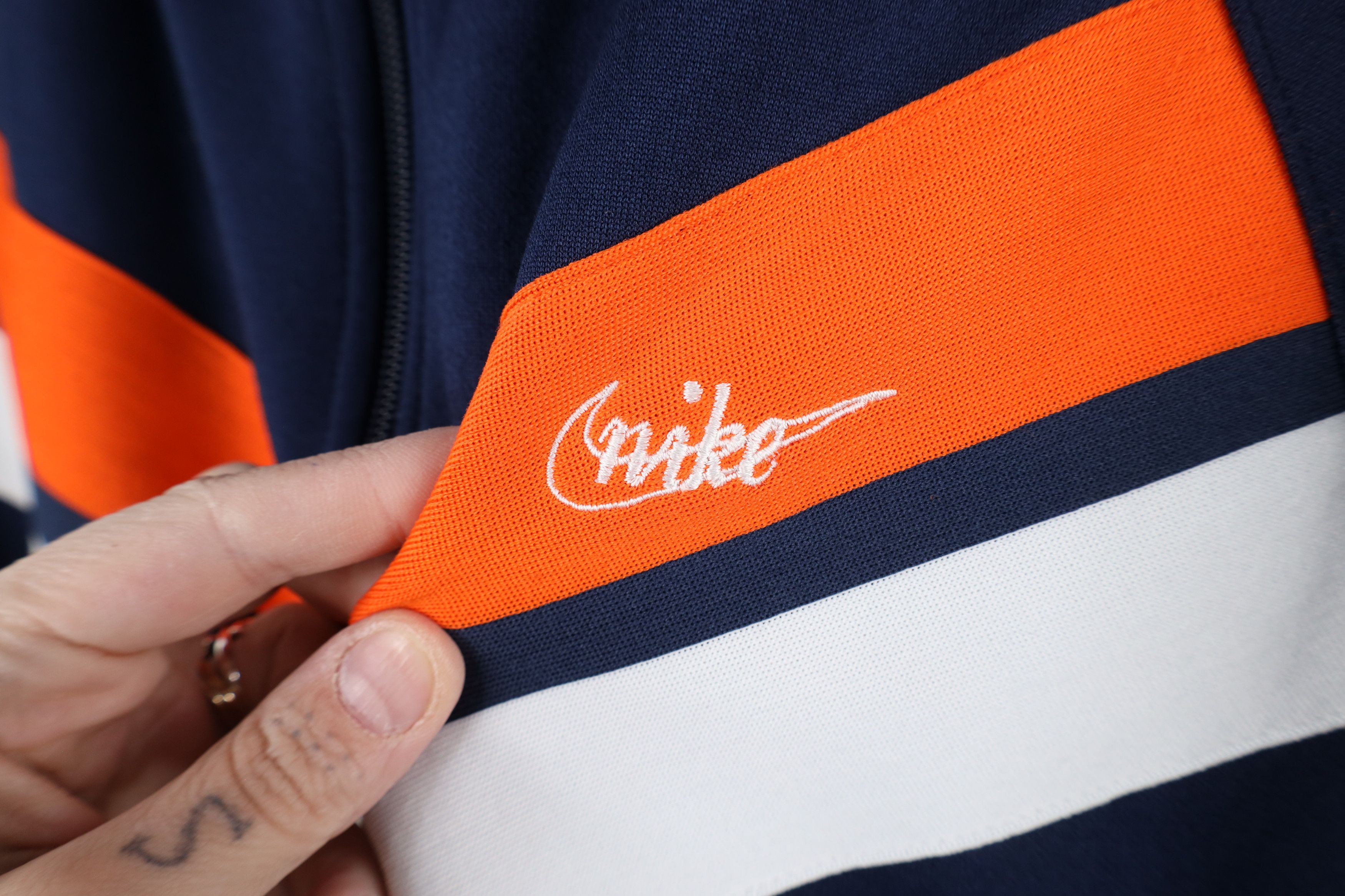 Nike × Vintage Vintage Nike Detroit Tigers Baseball Full Zip Track Jacket Size US S / EU 44-46 / 1 - 5 Thumbnail