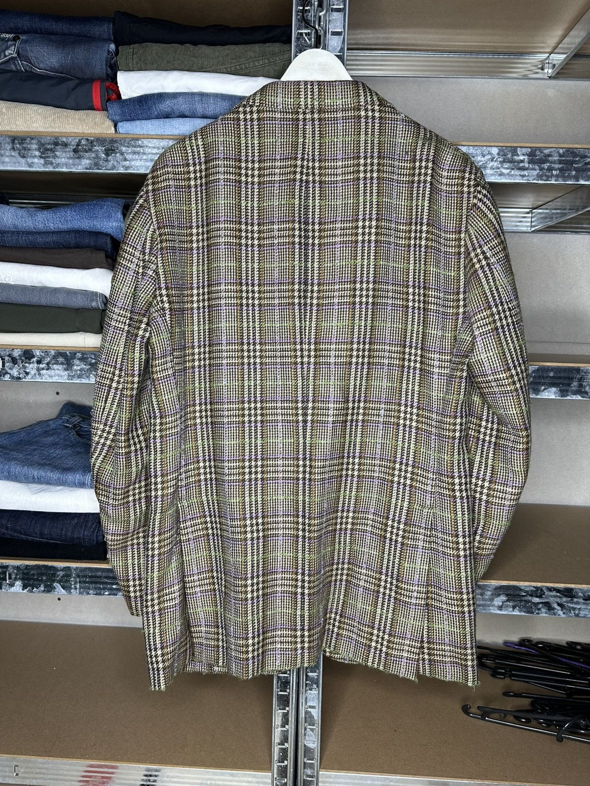 Etro Etro Milano Luxury Plaid Wool Blazer Jacket Size 50 Size 50R - 2 Thumbnail