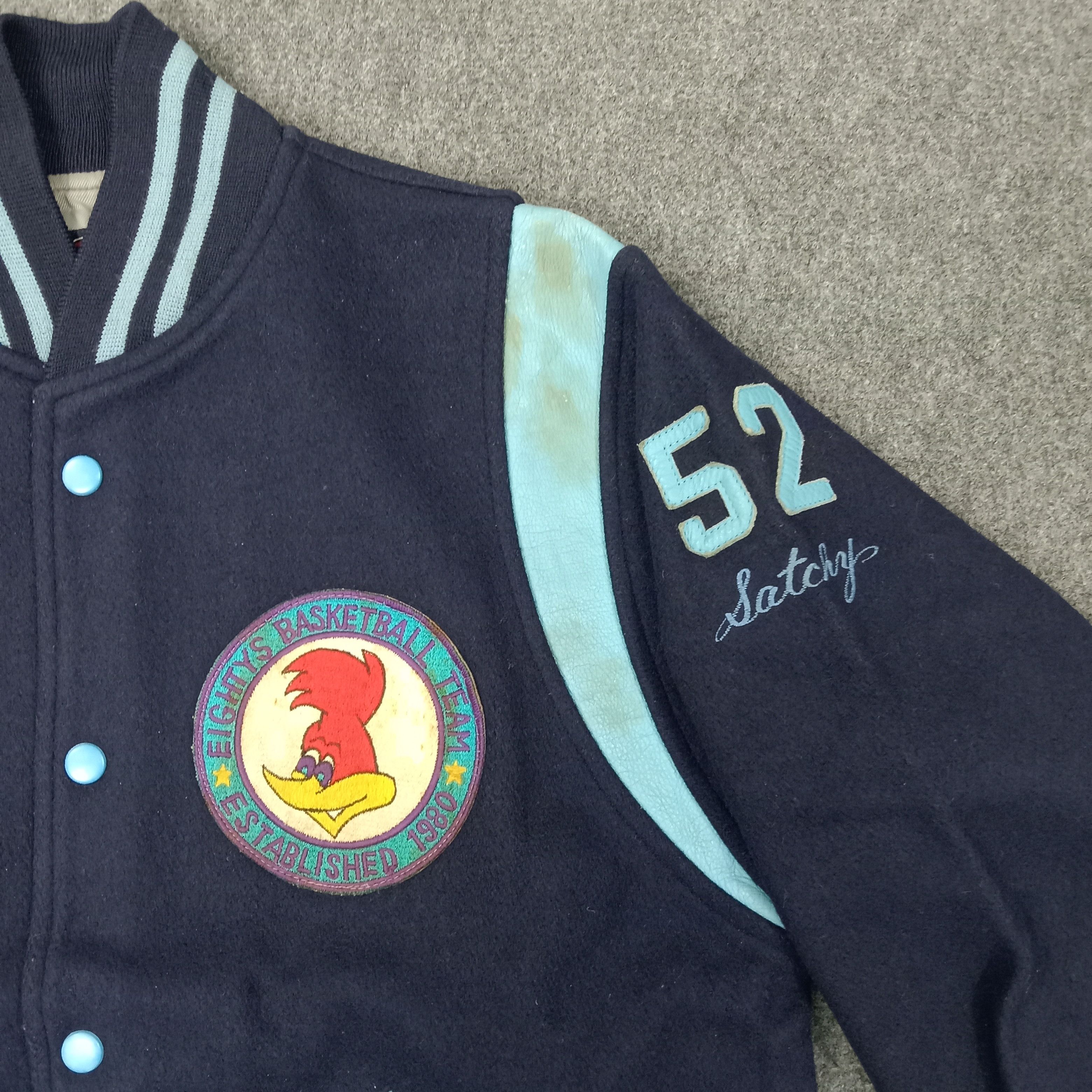 NBA Eightys Basketball Team American NBA Varsity Jacket C224N15 Size US M / EU 48-50 / 2 - 3 Thumbnail