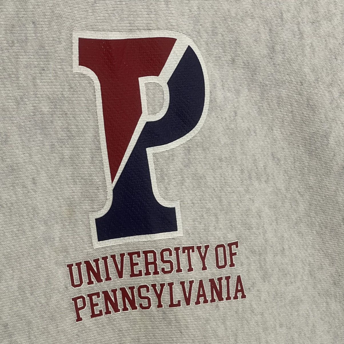 Vintage Vintage 90’s University Of Pennsylvania Crewneck Hoodie Size US M / EU 48-50 / 2 - 5 Thumbnail
