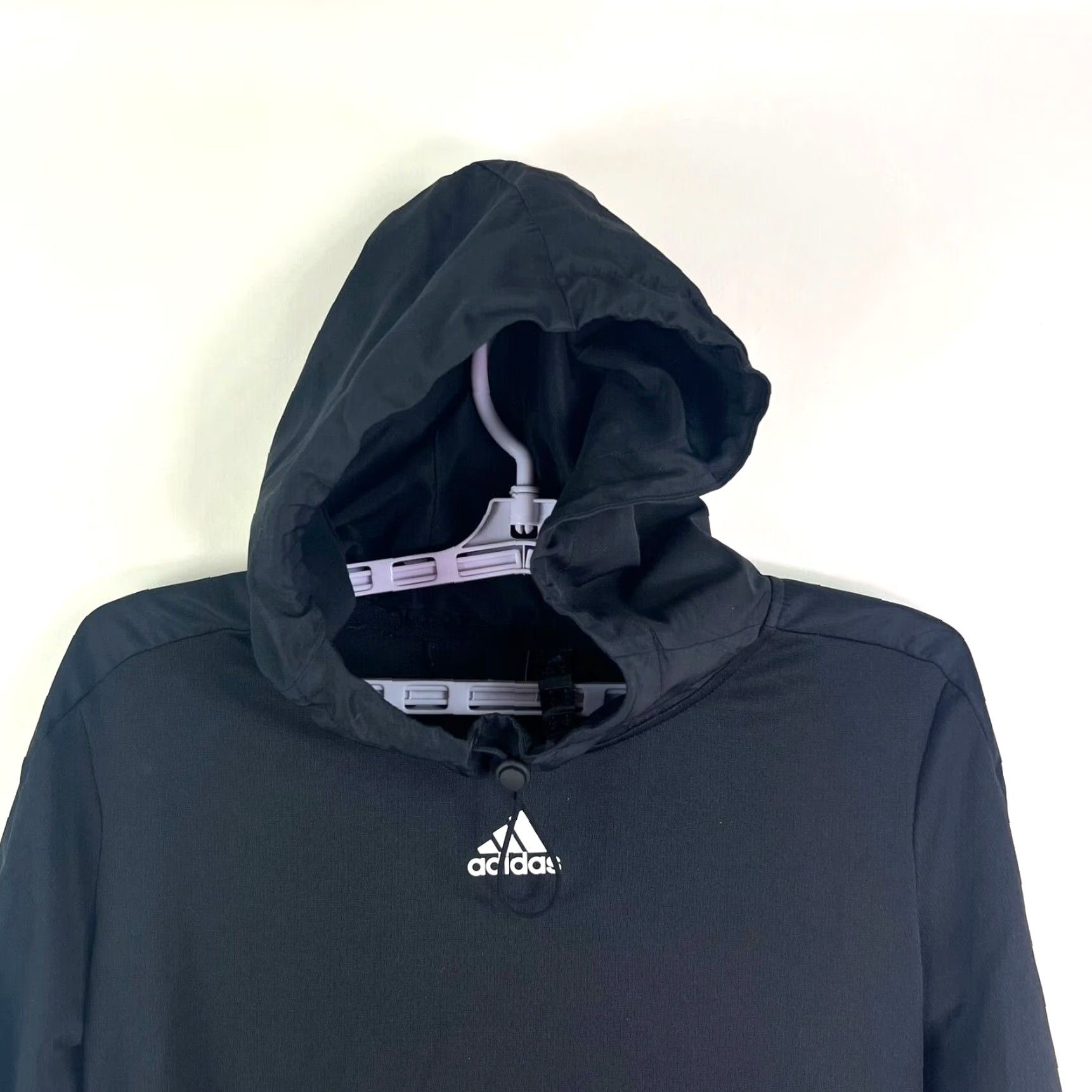 Adidas adidas Sport Gameday Zip Pocket Hooded Sweatshirt Adult Size S Black Size US S / EU 44-46 / 1 - 3 Thumbnail