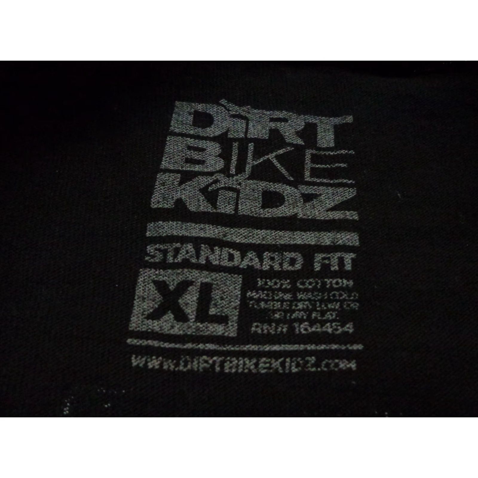 Vintage Dirt Bike Kidz T-shirt Black Men's XL Crew Neck Short Sleeve Standard Fit Size US XL / EU 56 / 4 - 4 Thumbnail