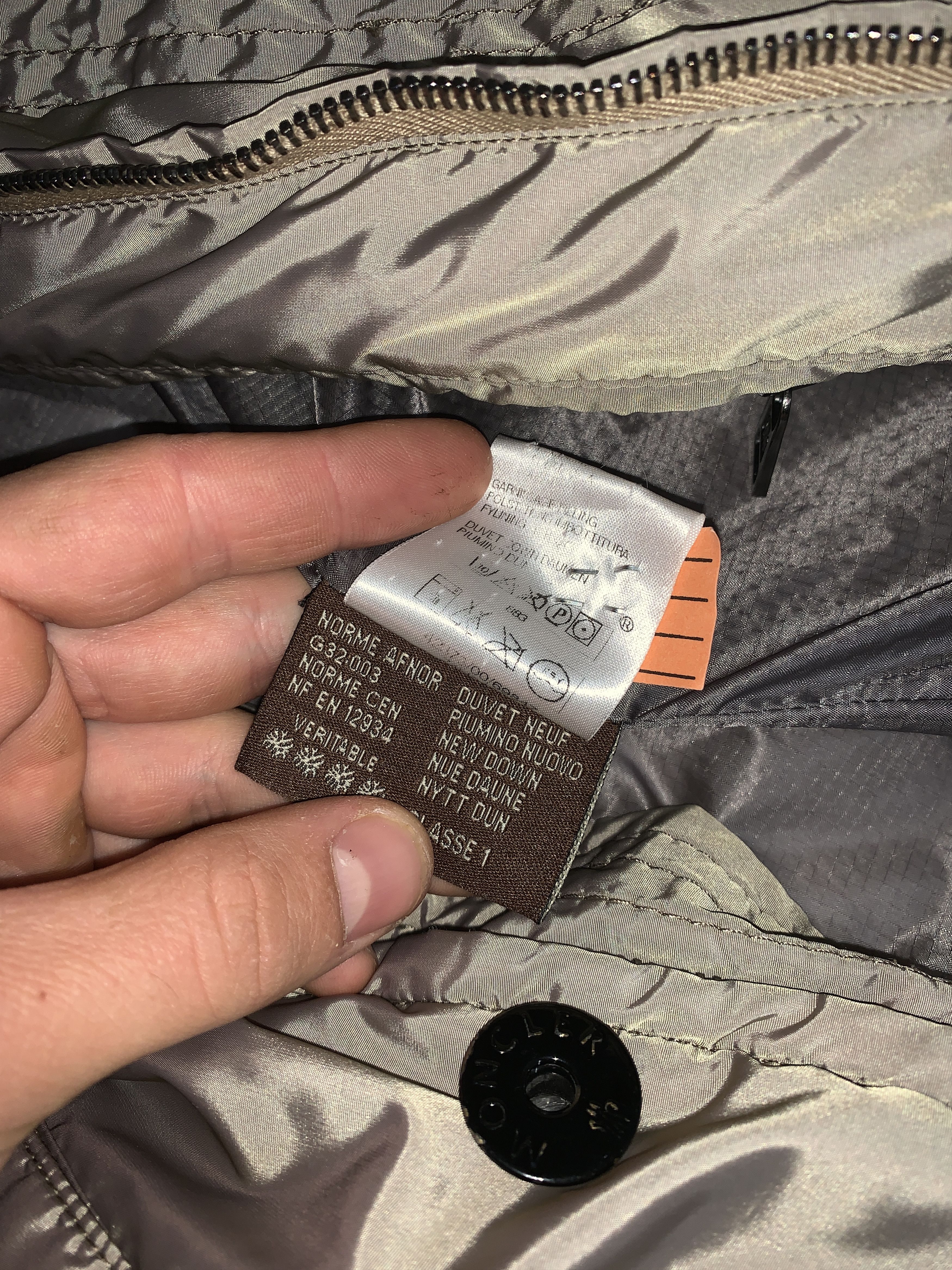 Moncler Moncler Goose Down Puffer Jacket NormeAfnor Piumino Size 3 L Size US L / EU 52-54 / 3 - 18 Thumbnail