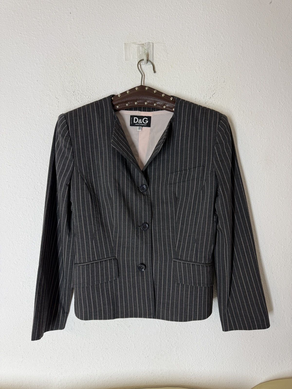 Dolce & Gabbana Vibtage Dolce & Gabbana Wool Blazer Size M / US 6-8 / IT 42-44 - 5 Thumbnail