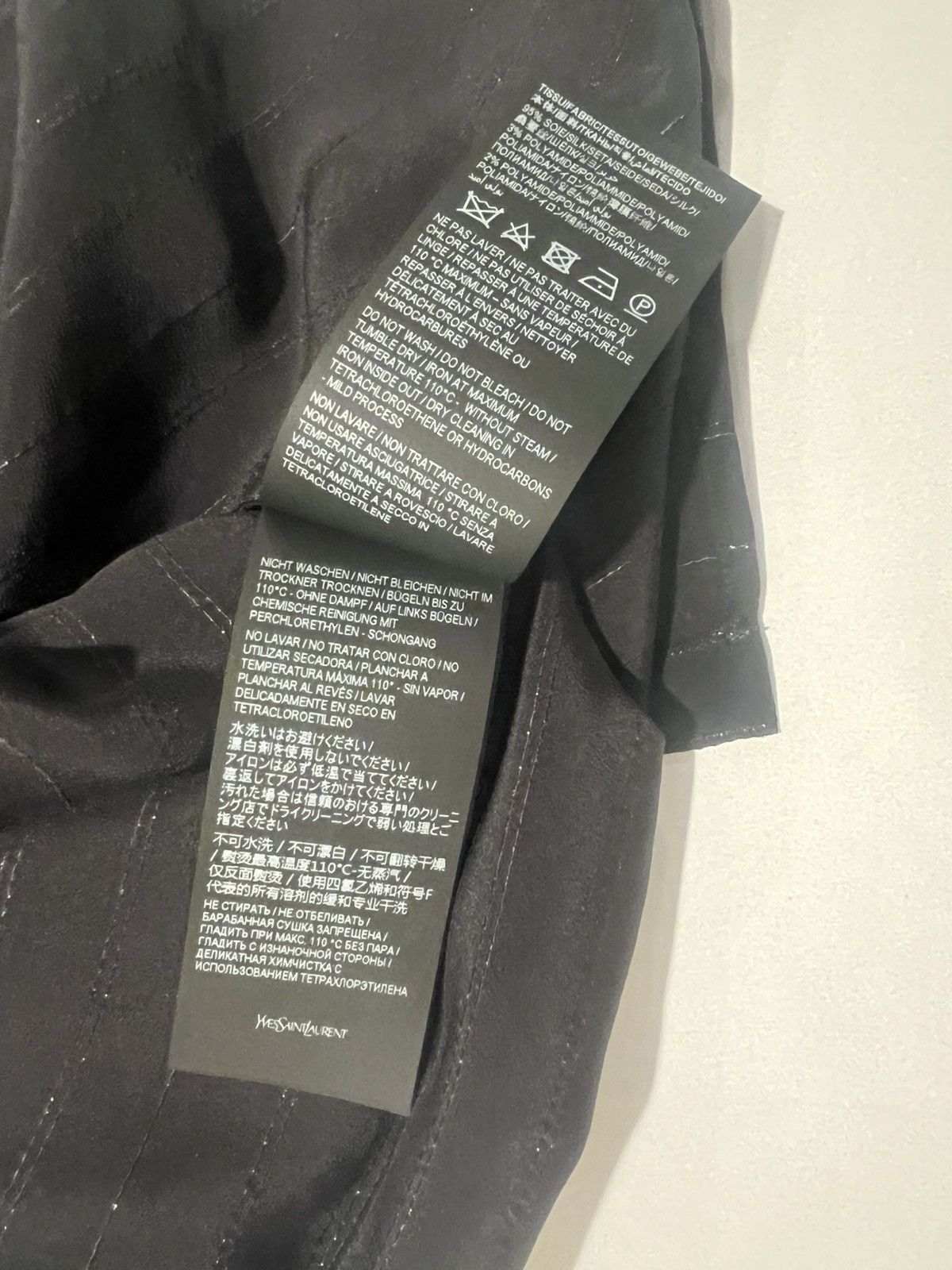 Saint Laurent Paris Saint Laurent men’s silk shirt. 40/M.$1690 Size US M / EU 48-50 / 2 - 10 Thumbnail