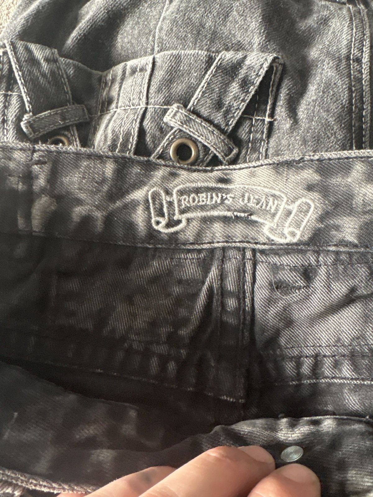 Robins Jeans Smokey🚬grey robin jeans Size US 34 / EU 50 - 3 Thumbnail