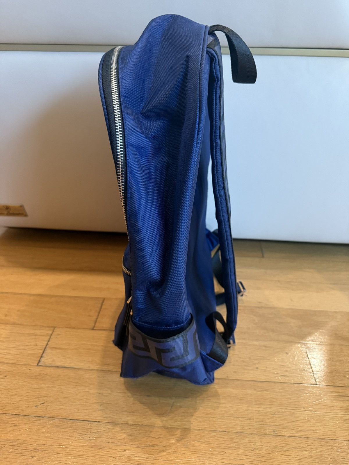 Versace Versace Canvas Backpack Navy Blue Size ONE SIZE - 5 Thumbnail