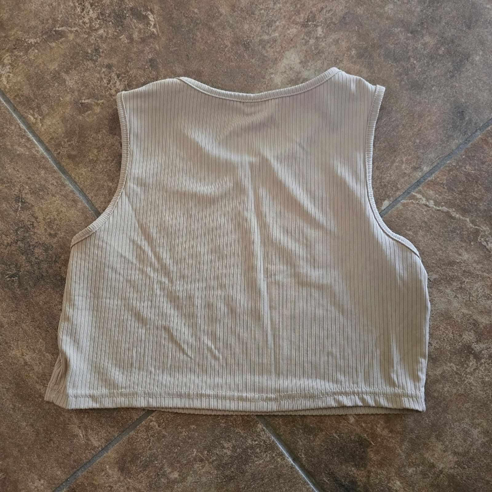 Shein Nude | SHEIN | Los Angeles Cropped Tank Size XS / US 0-2 / IT 36-38 - 2 Thumbnail