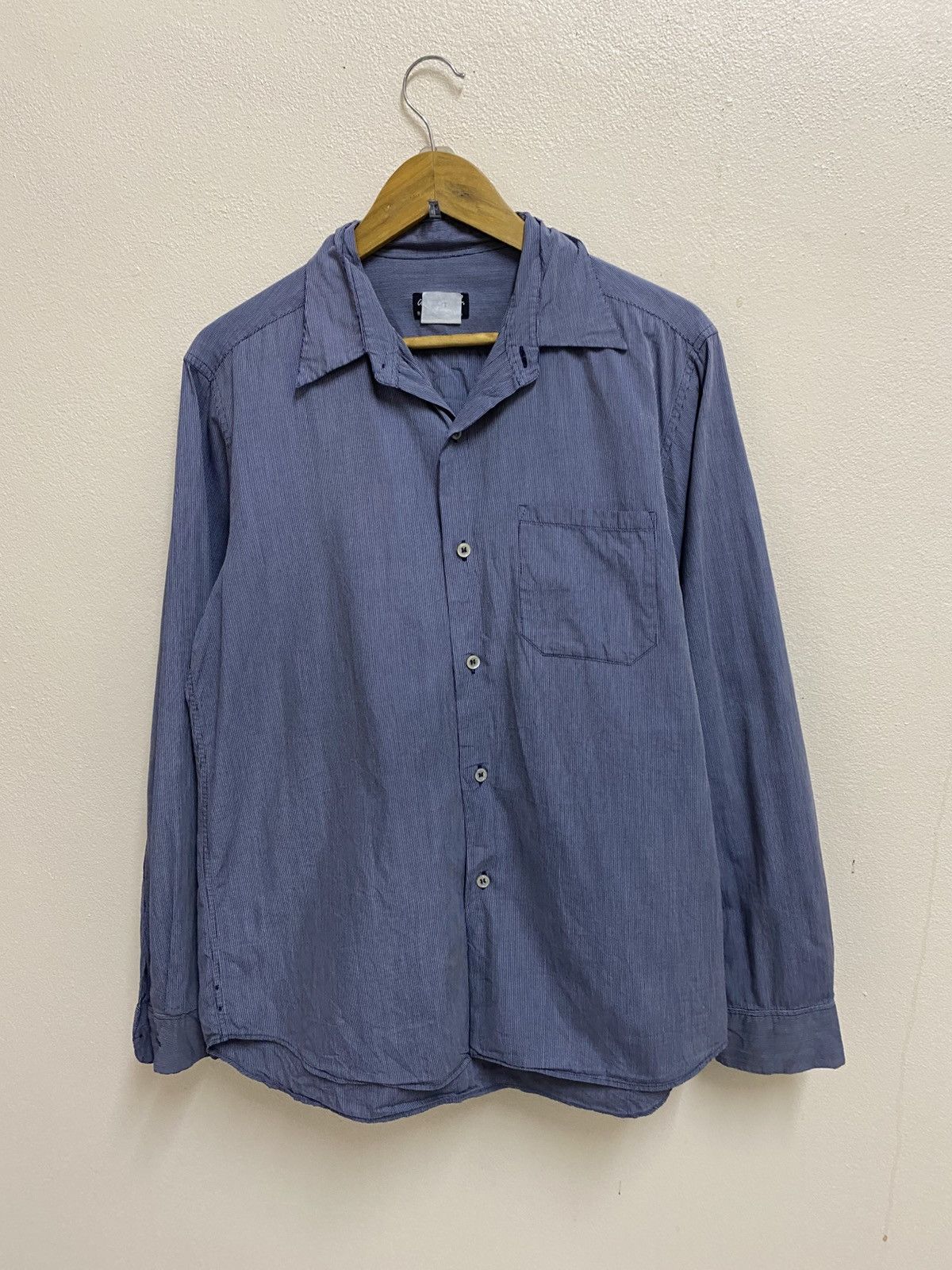 agnes b. Agnes.B Homme Paris Shirt Button Up Size US M / EU 48-50 / 2 - 1 Thumbnail