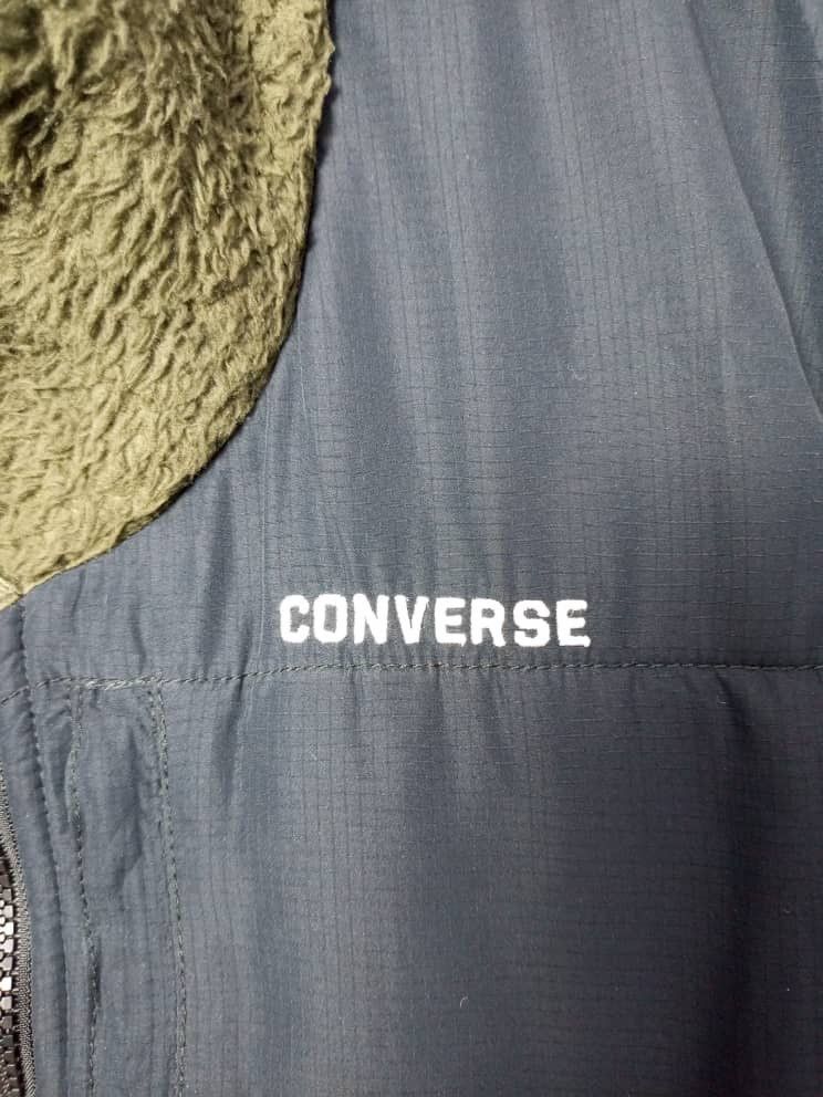 Converse × Vintage Vintage Converse Fleece Jacket Size US L / EU 52-54 / 3 - 5 Thumbnail