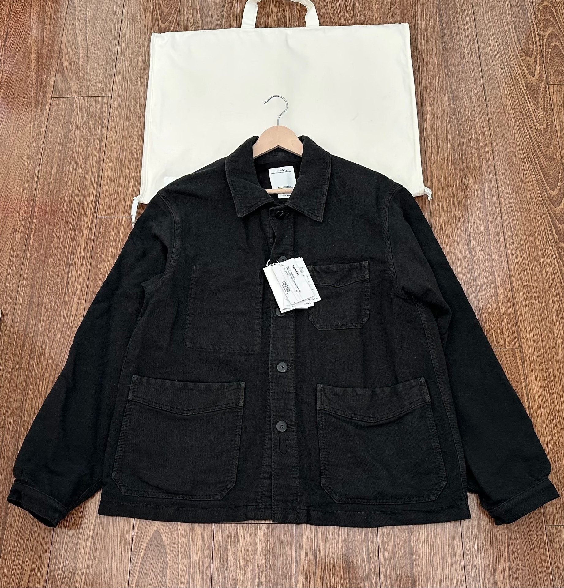 Visvim visvim travail coverall moleskin jacket black Size US L / EU 52-54 / 3 - 1 Thumbnail
