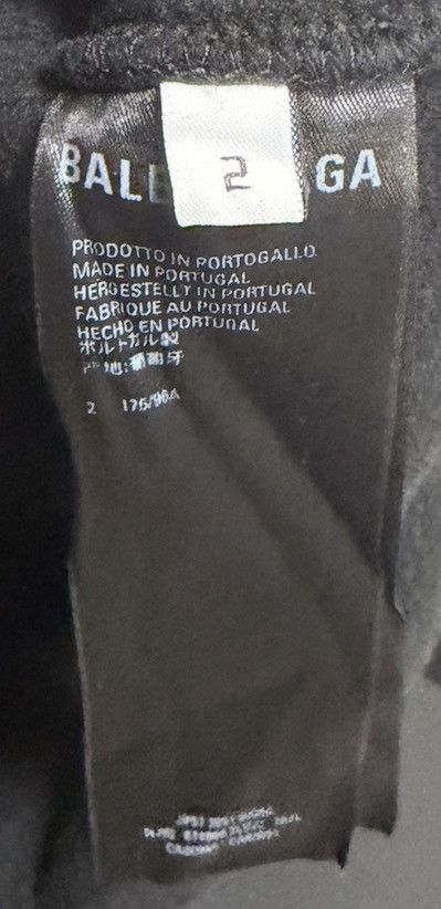 Balenciaga Maison Balenciaga Black Wide Fit Hoodie Size US M / EU 48-50 / 2 - 19 Thumbnail