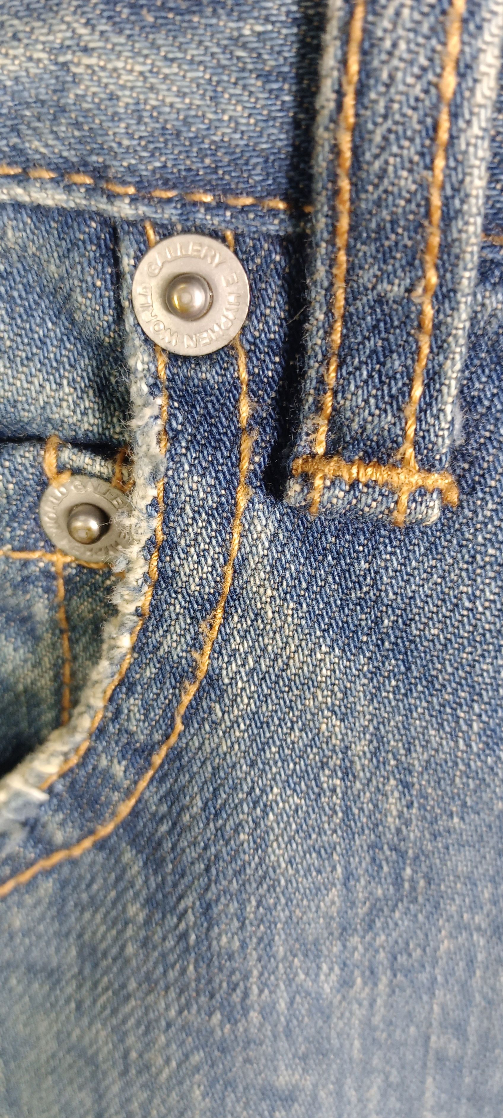 Japanese Brand × Jean × Vintage Vintage💥 Ehyphen World Gallery Mens Distressed Jeans Size US 30 / EU 46 - 7 Thumbnail