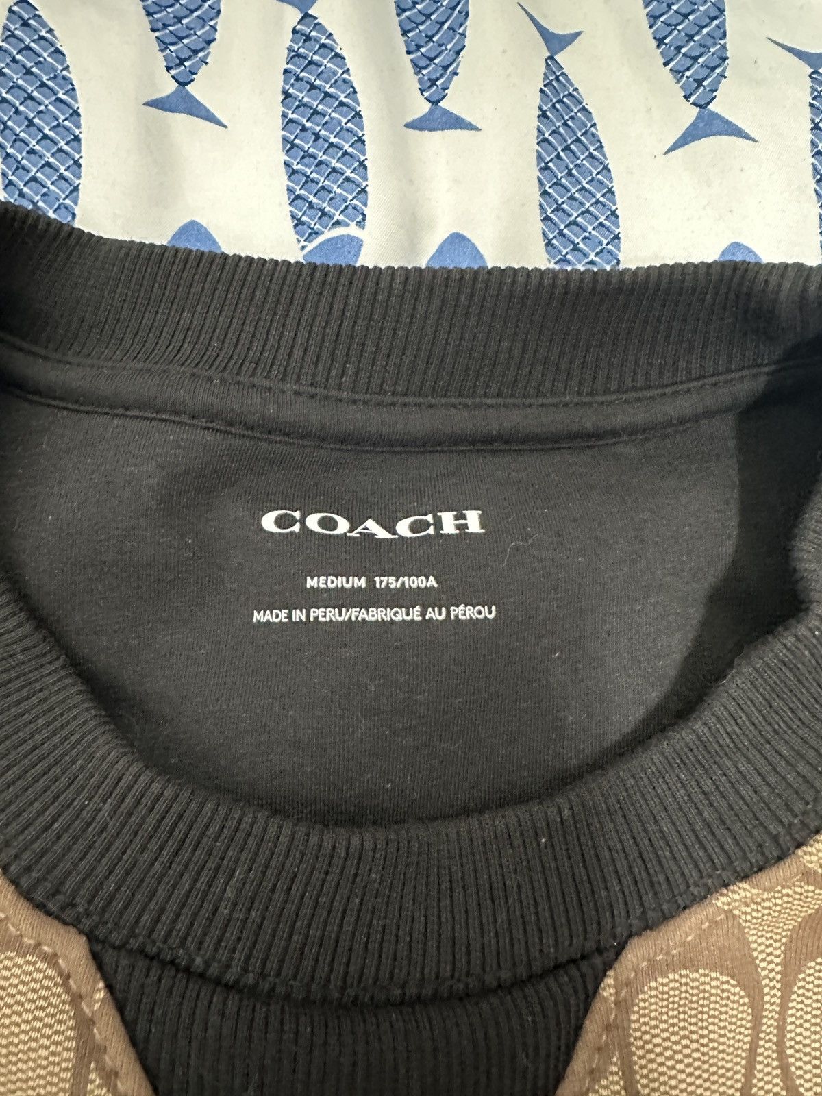 Coach Coach Black n Brown Sweatshirt Size US M / EU 48-50 / 2 - 3 Thumbnail