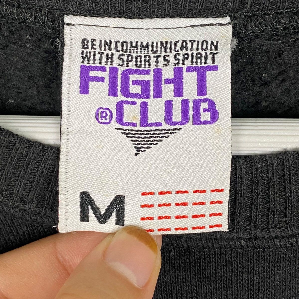 Designer × Vintage Vintage Fight Club Printed Crewneck Sweatshirt Black Size US M / EU 48-50 / 2 - 8 Thumbnail