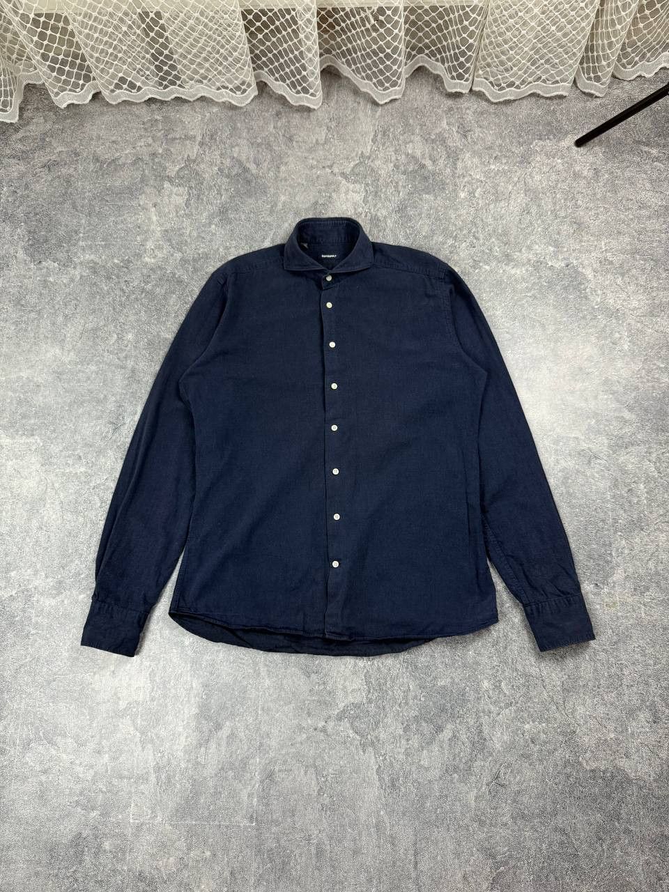 Suitsupply Suitsupply Shirt Men's Blue Cotton Size M Size US M / EU 48-50 / 2 - 2 Thumbnail
