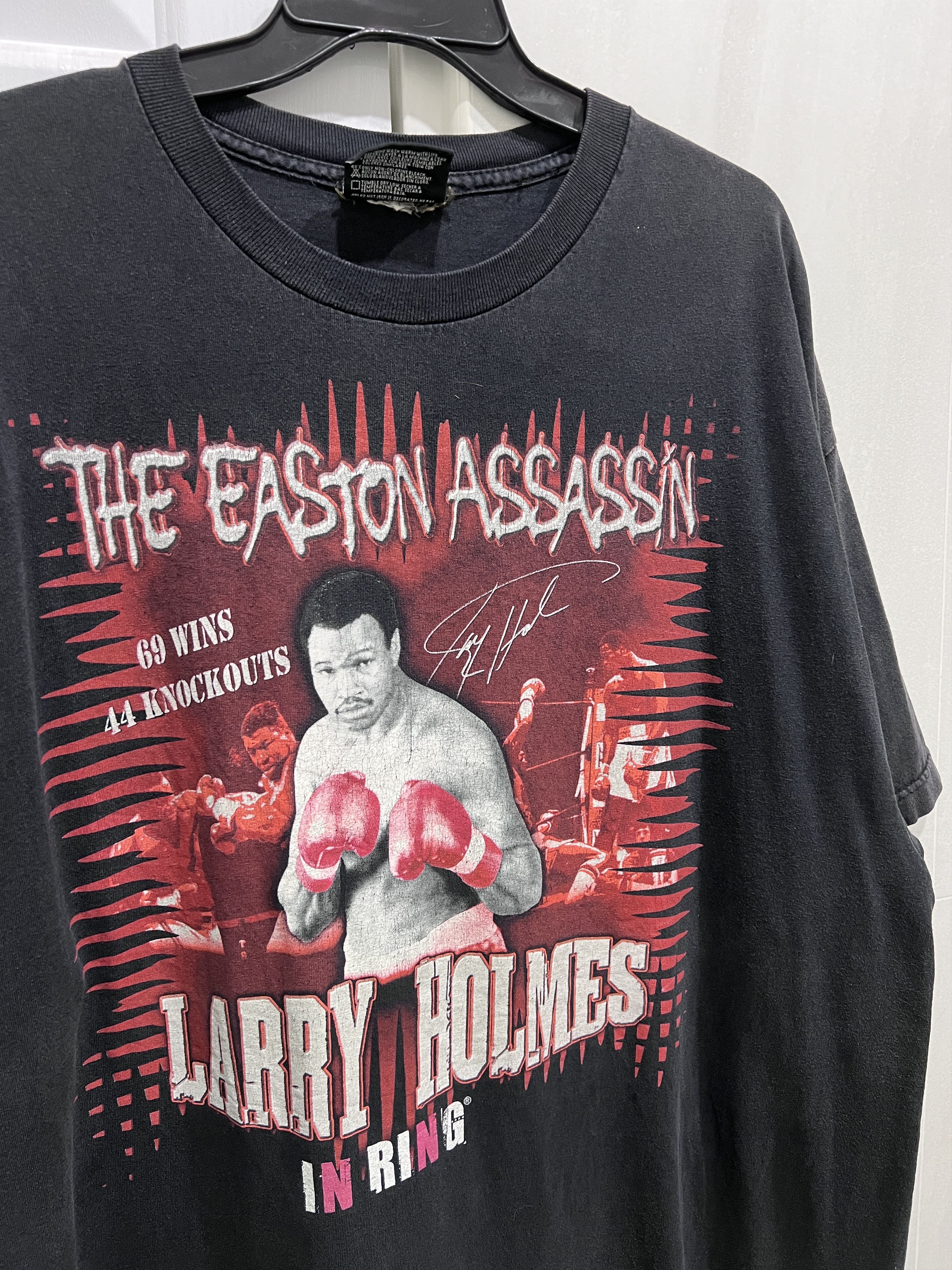 Rap Tees × Vintage Vintage Y2K Larry Holmes The Easton Assassin Tee 2XL Boxing Size US XXL / EU 58 / 5 - 2 Thumbnail